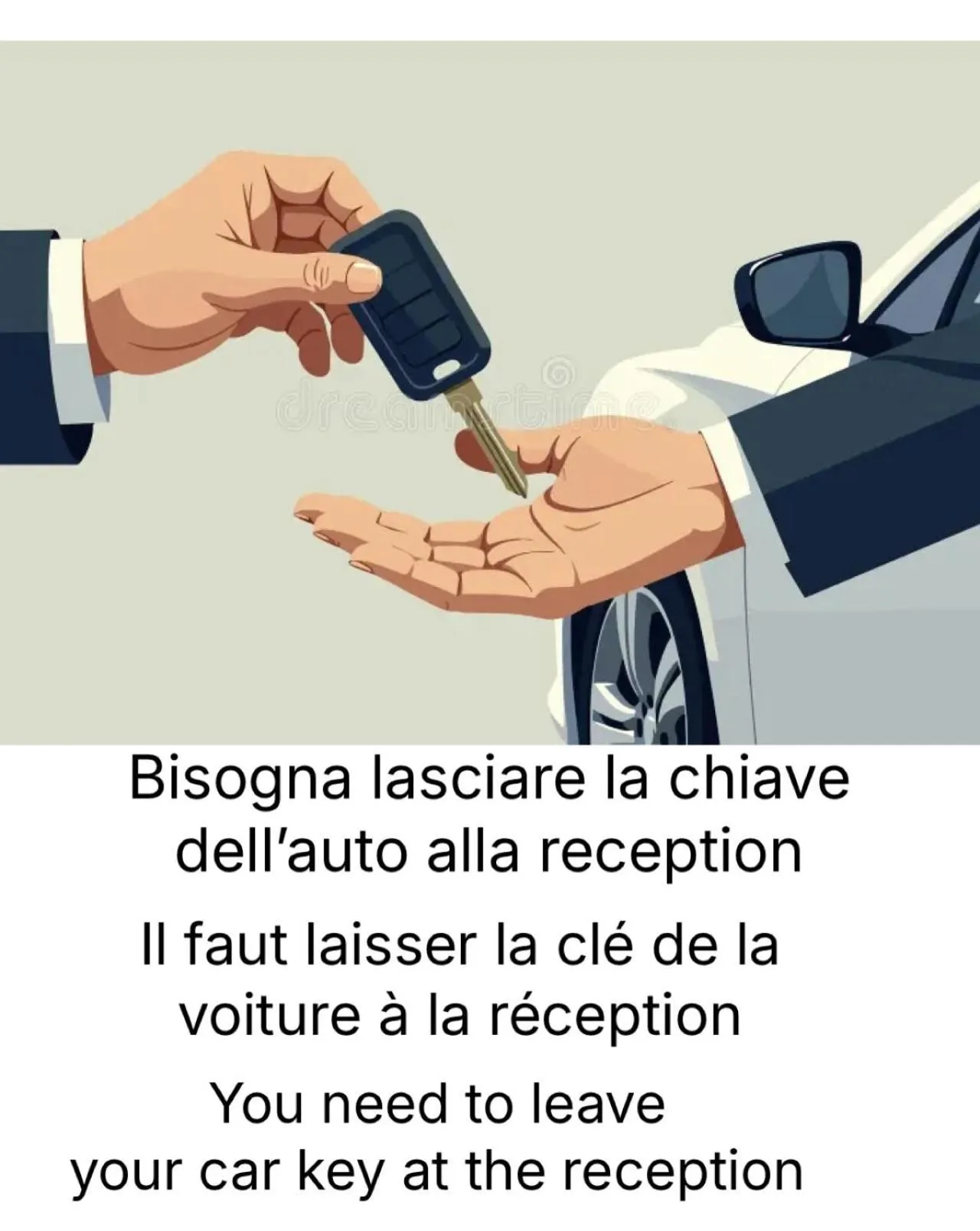 Parking in Albergo Belsoggiorno