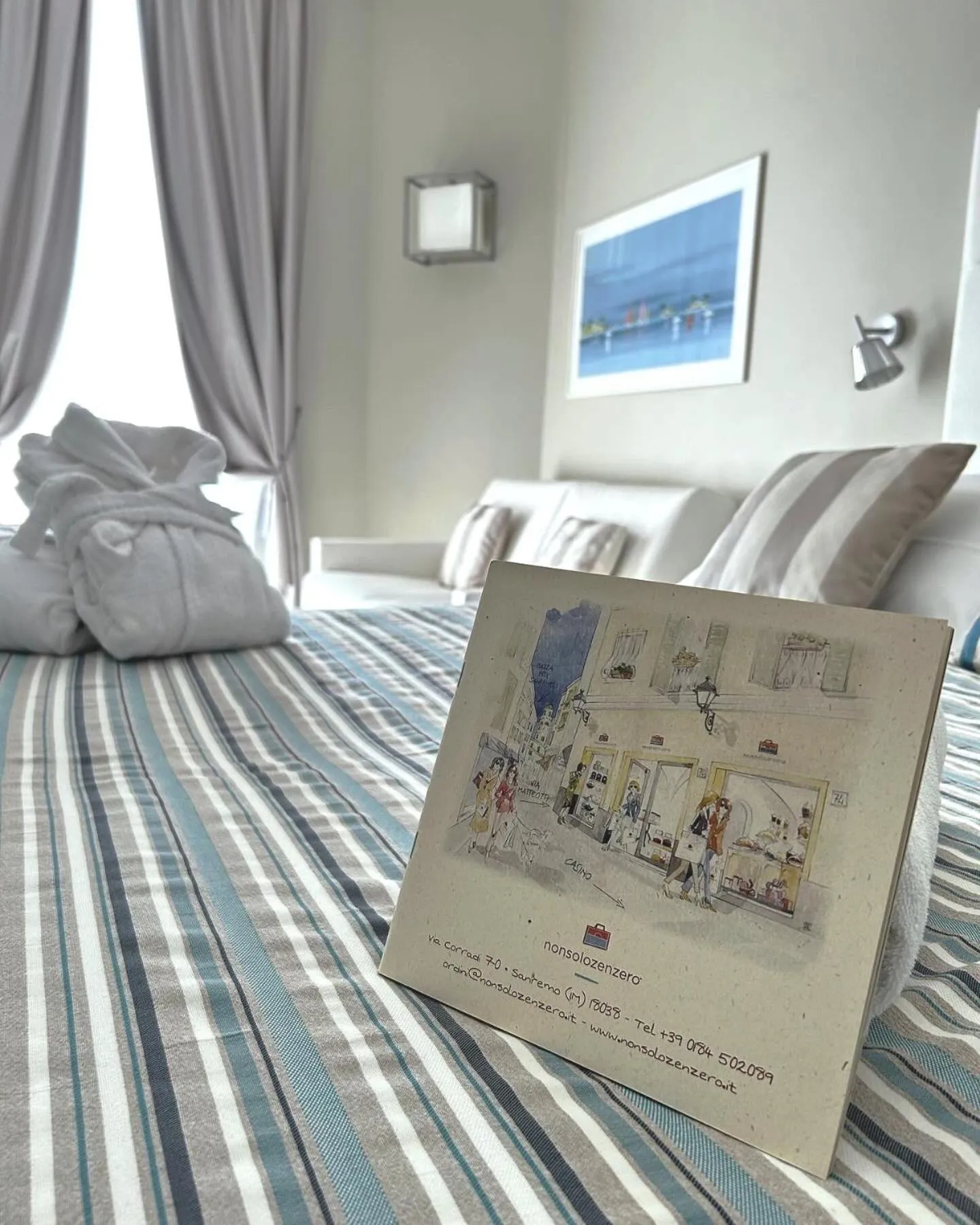 Bed in Albergo Belsoggiorno