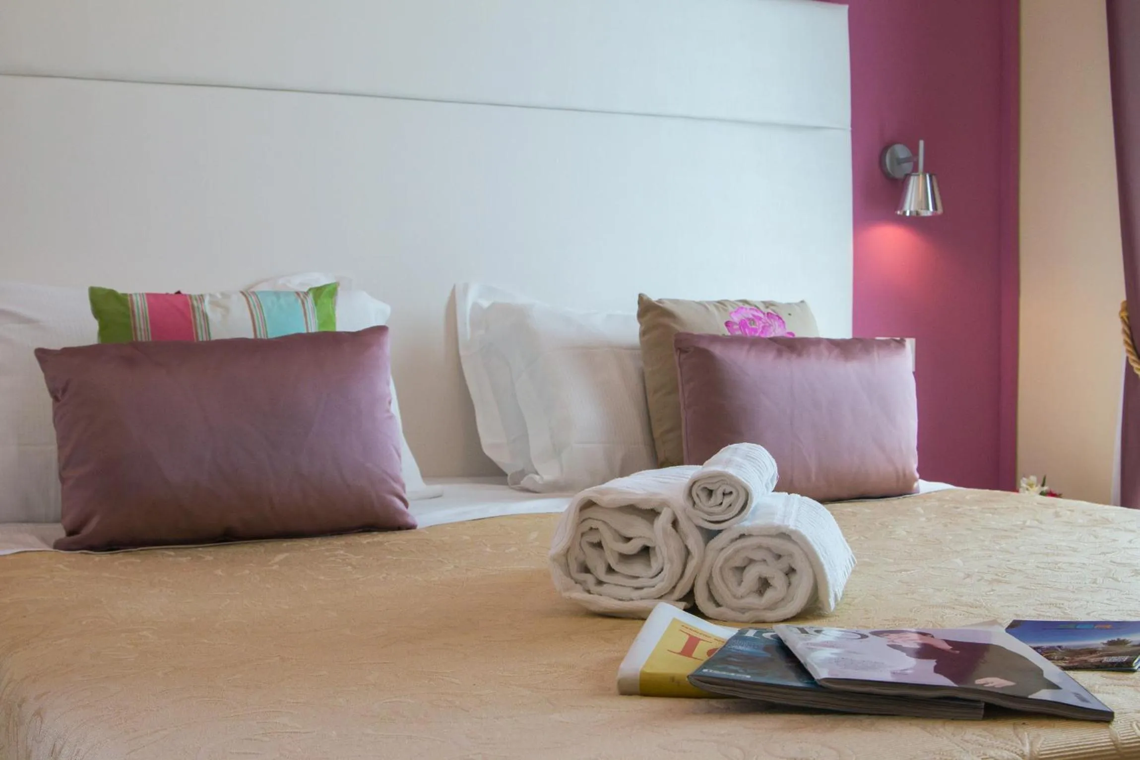 Bed in Albergo Belsoggiorno