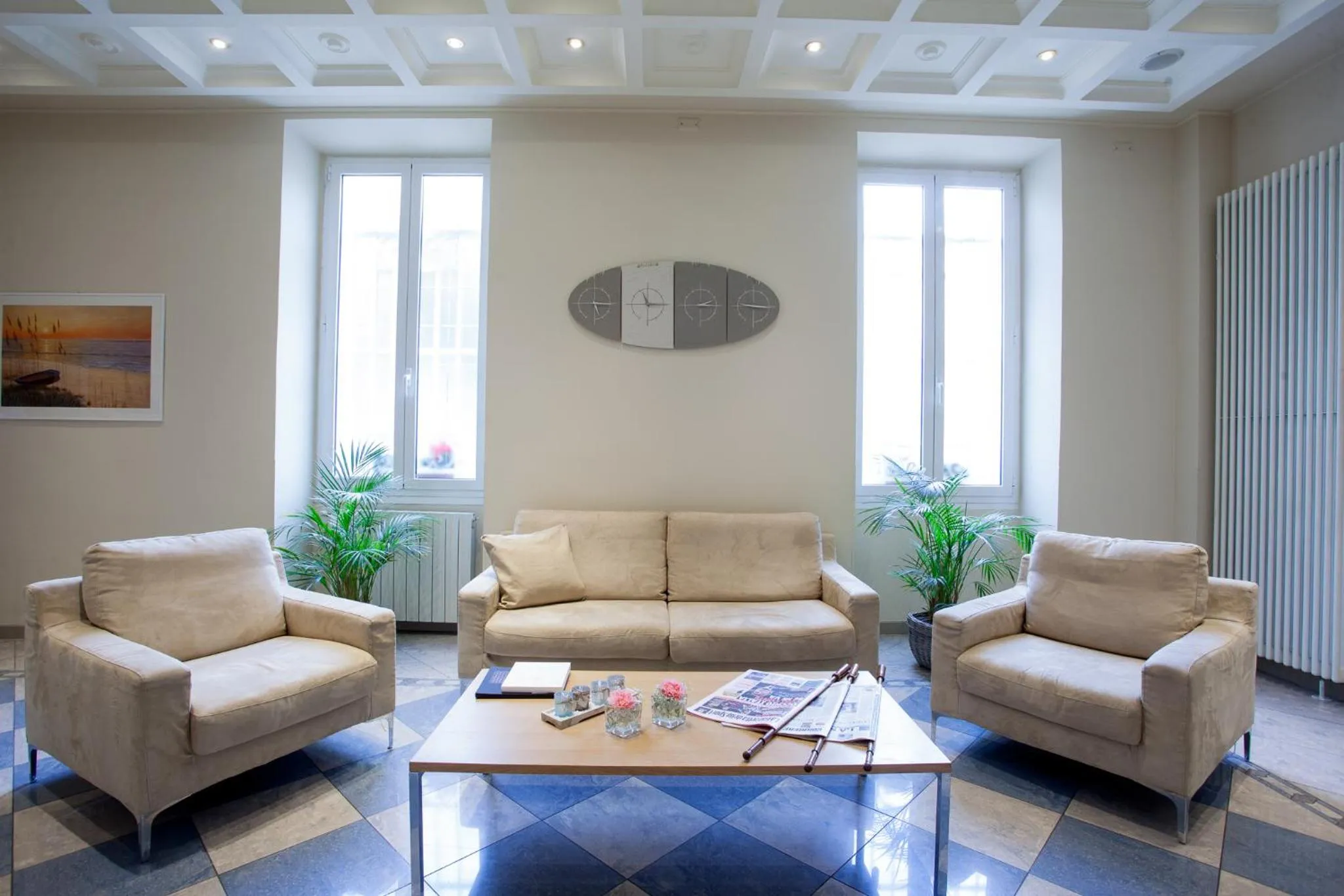 Lobby or reception in Albergo Belsoggiorno