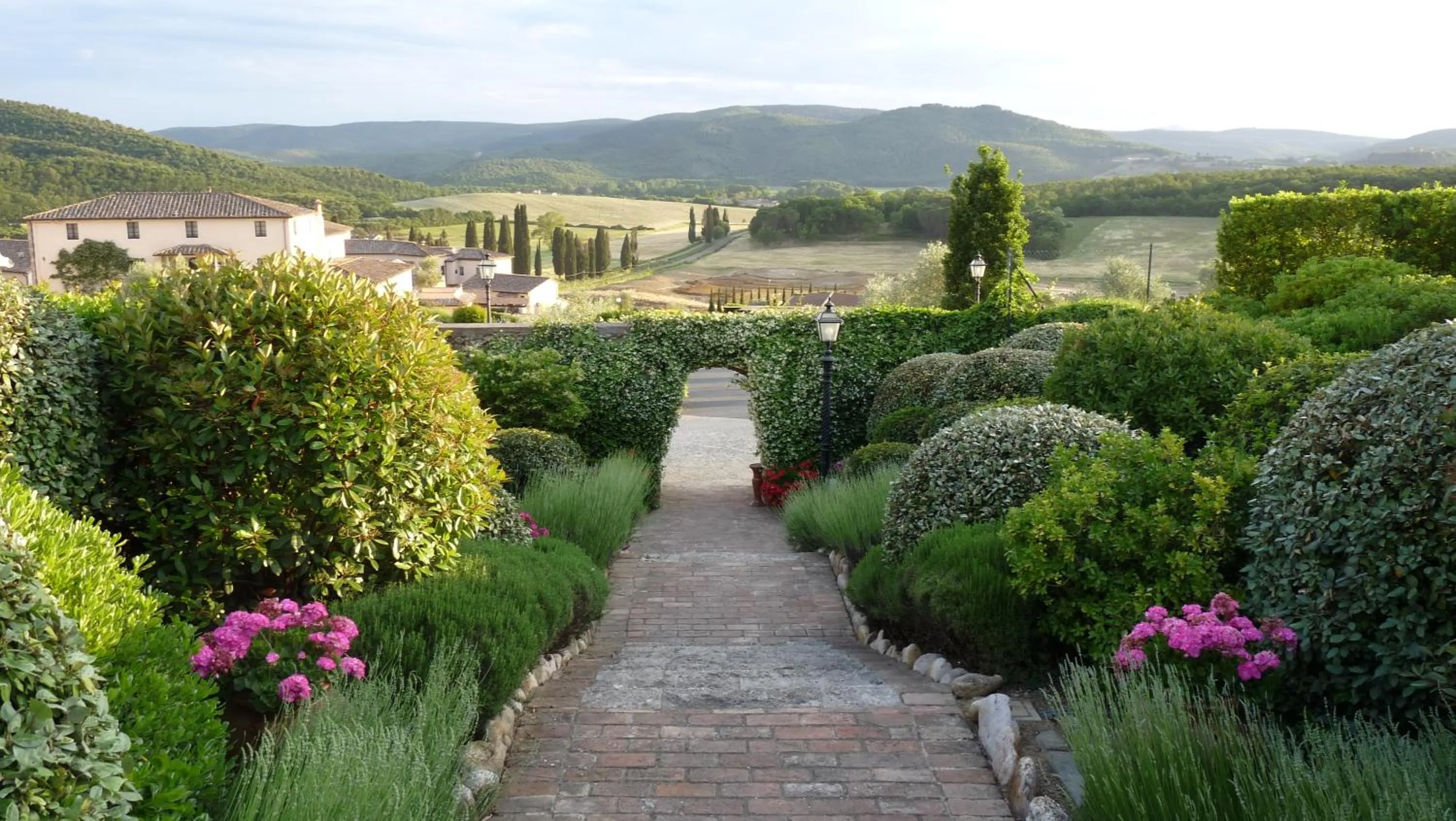 Garden in La Bagnaia Golf Resort