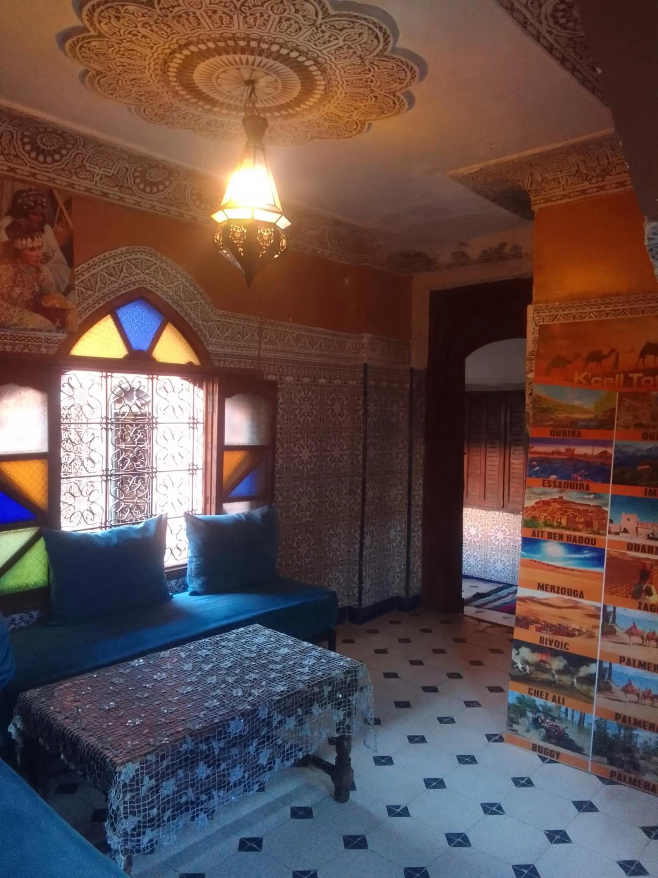 Bed in Riad Dar Zaida