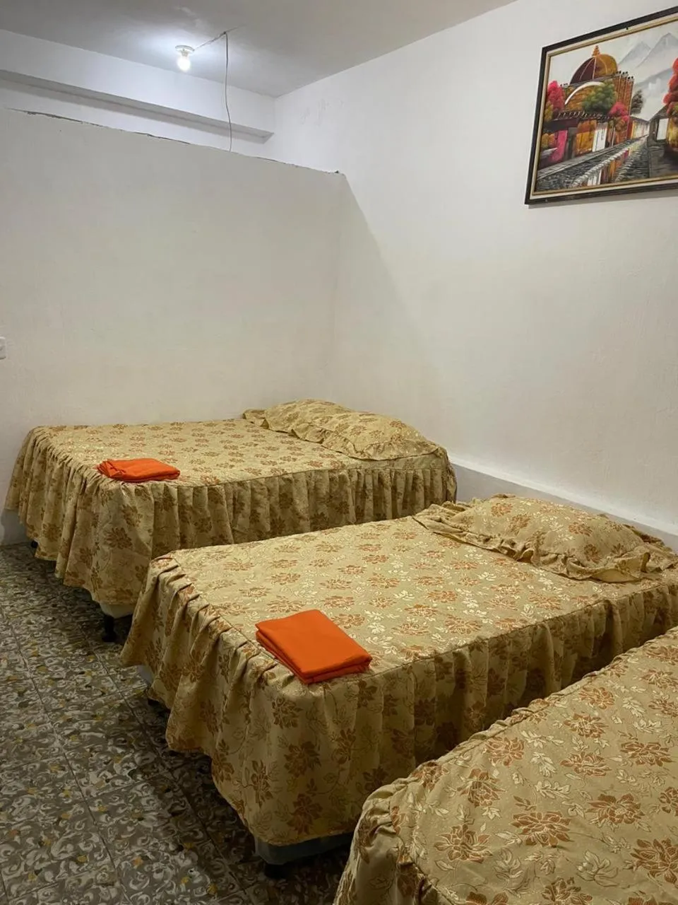 Bed in Hotel Villa Aurora