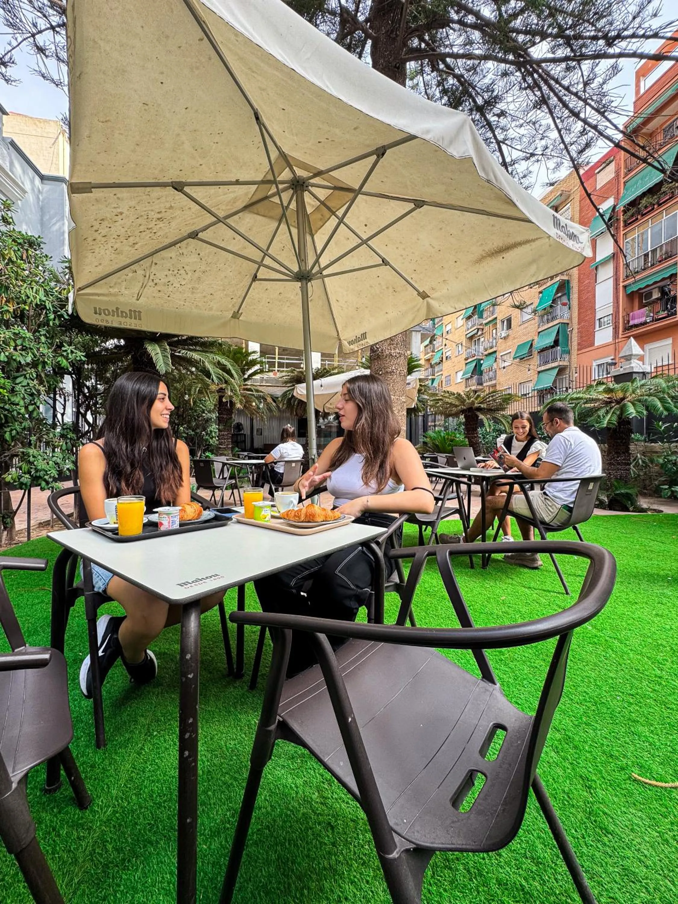 Patio in The Venue Hostel Boutique