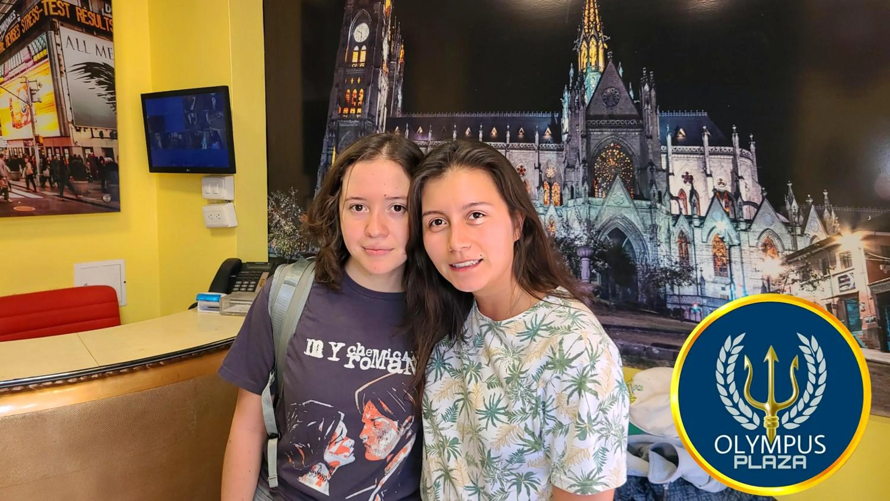 Guests in Olympus Plaza