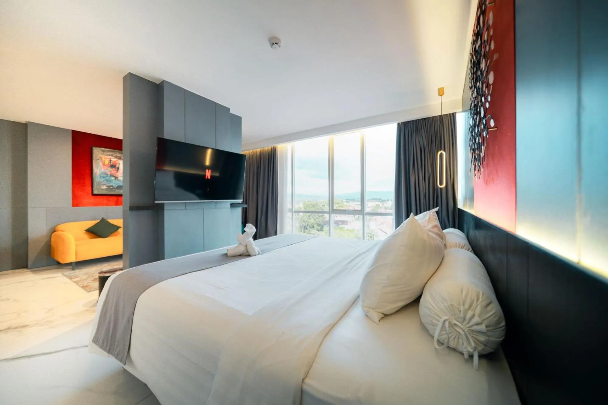 Bedroom, Bed in Trio Azana Style Kebumen