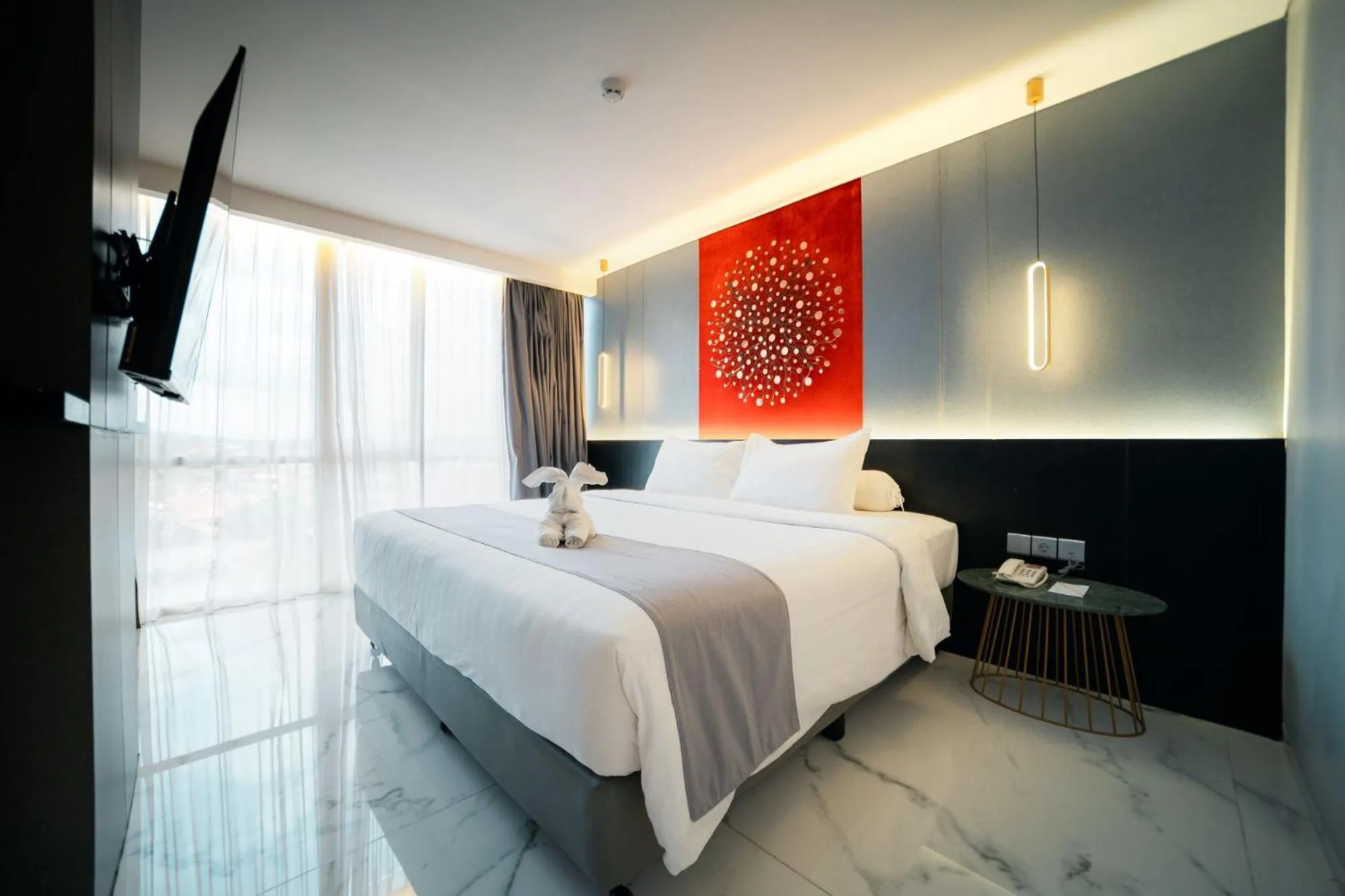 Bedroom, Bed in Trio Azana Style Kebumen