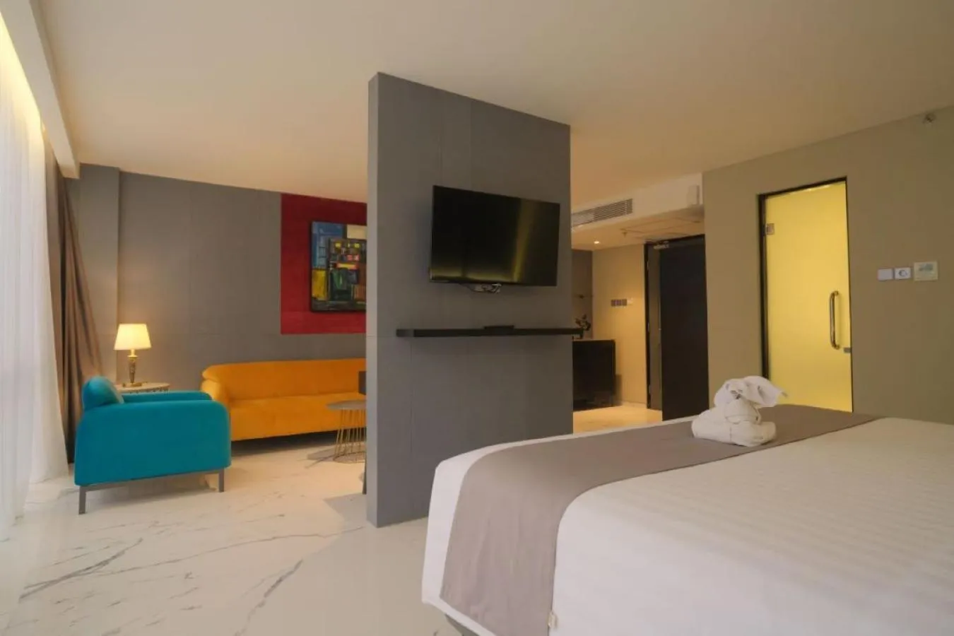 Bedroom, Bed in Trio Azana Style Kebumen