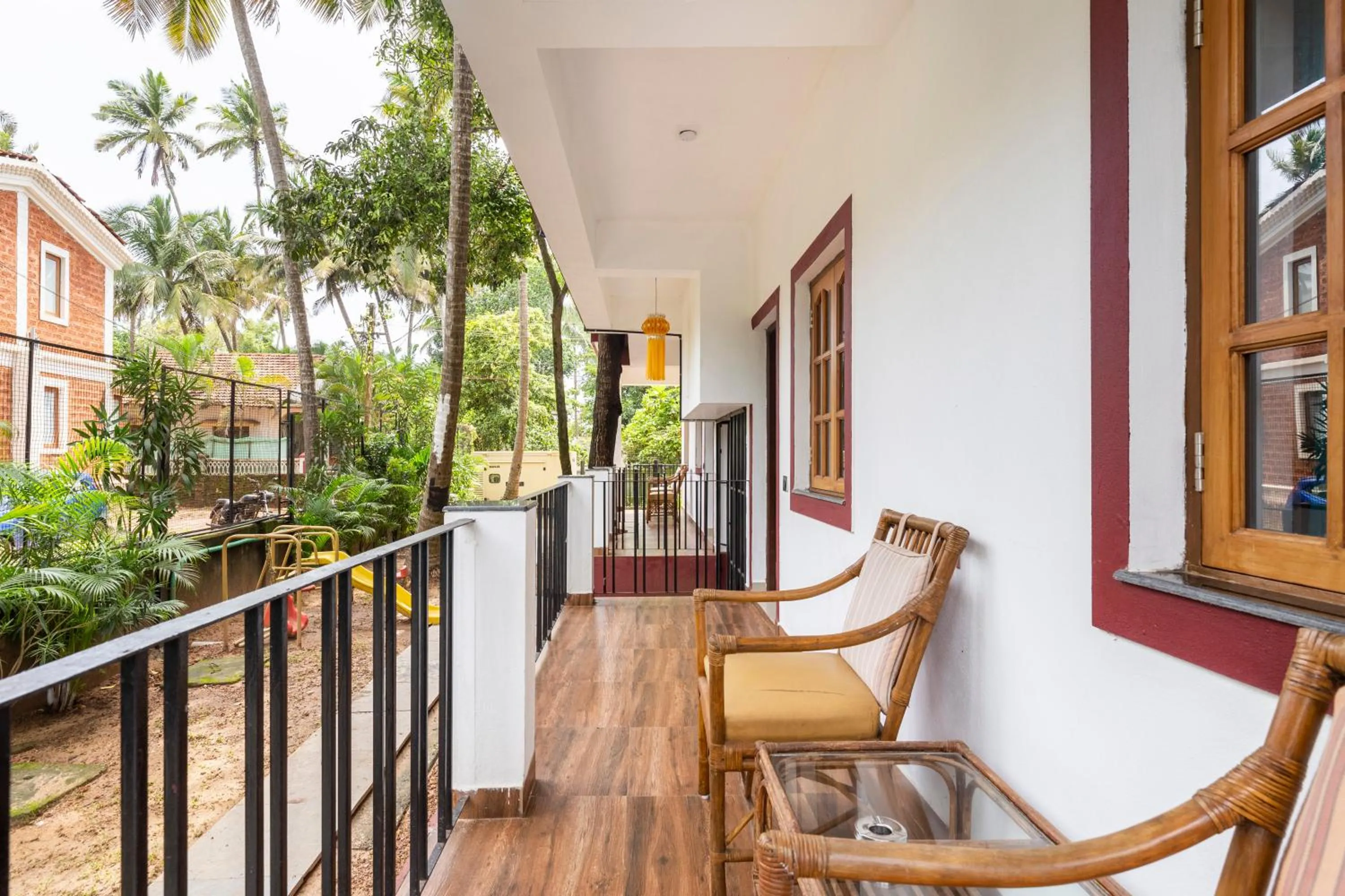 Patio in Casa De Mor Villa with Pool