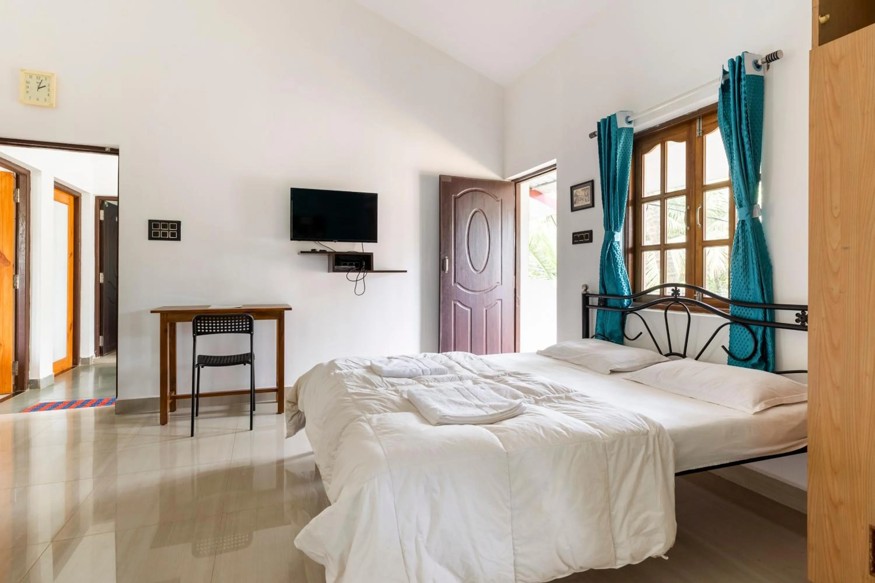 Bed in Casa De Mor Villa with Pool