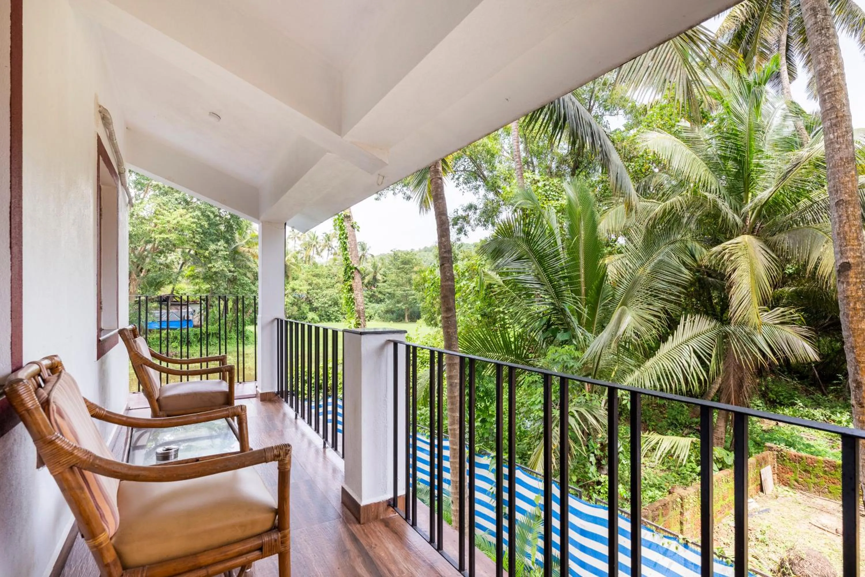 Balcony/Terrace in Casa De Mor Villa with Pool