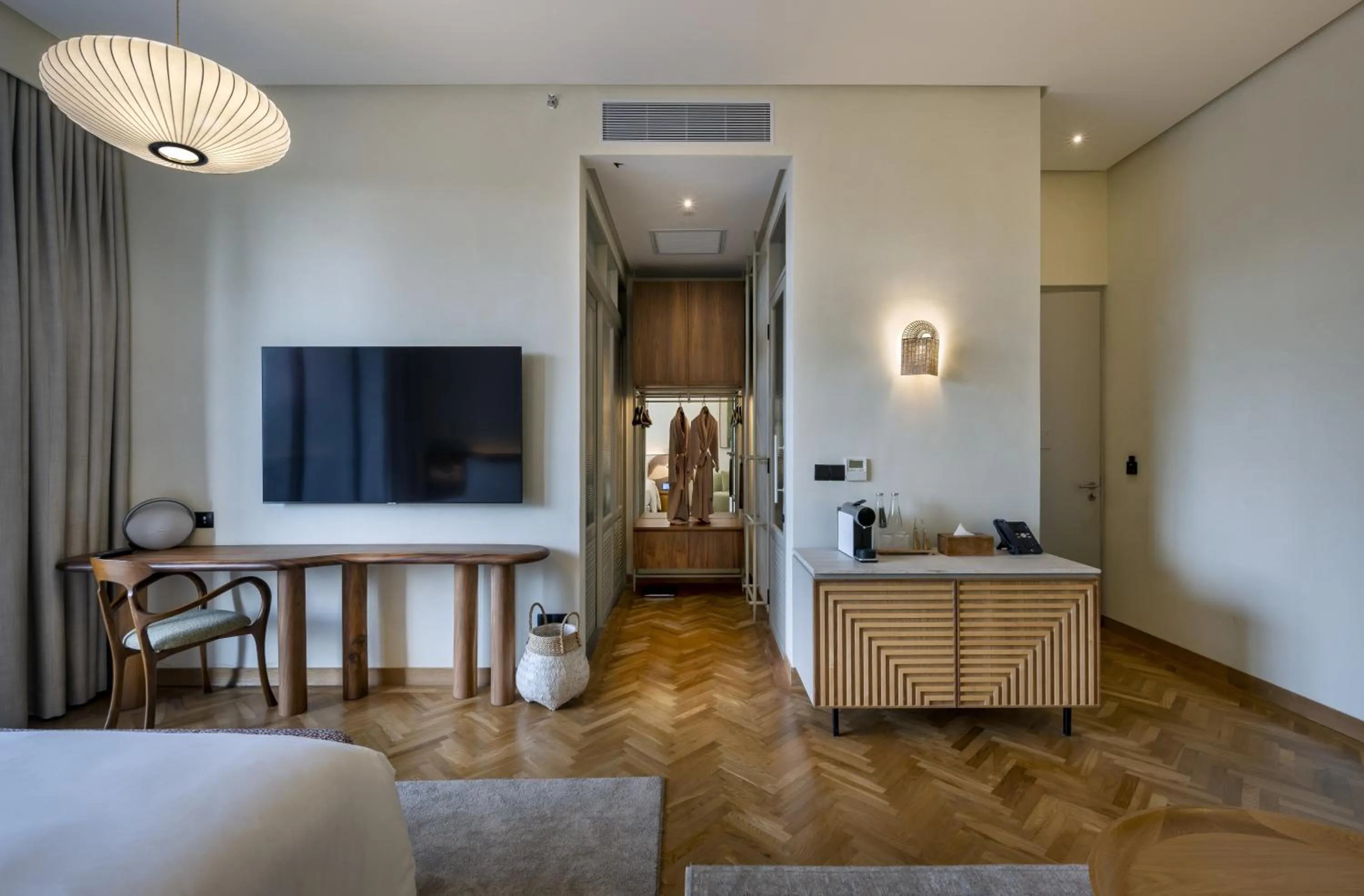 Living room, Bed in Else Kuala Lumpur, a member of Design Hotels