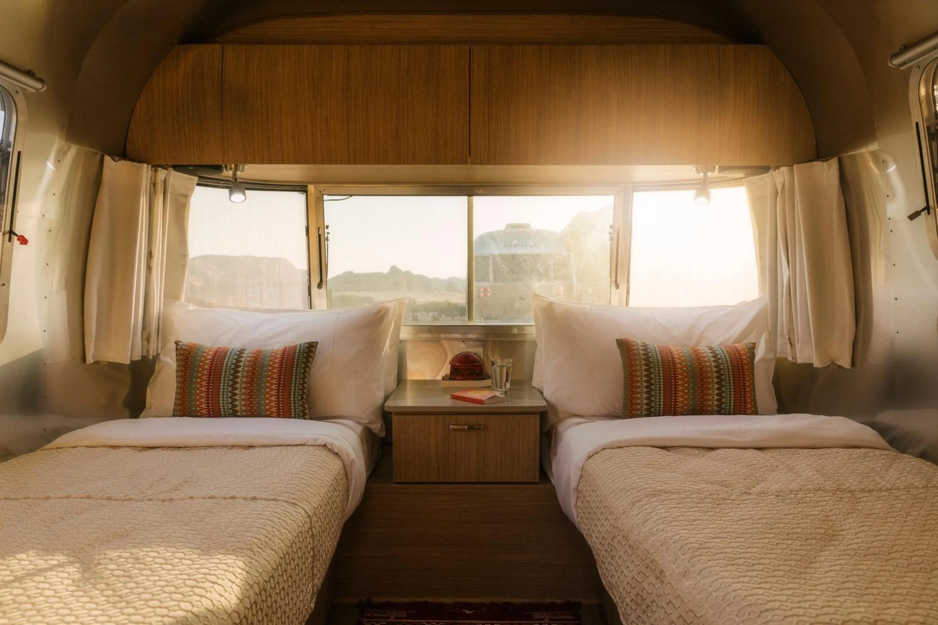 Bed in Caravan AlUla by Our Habitas