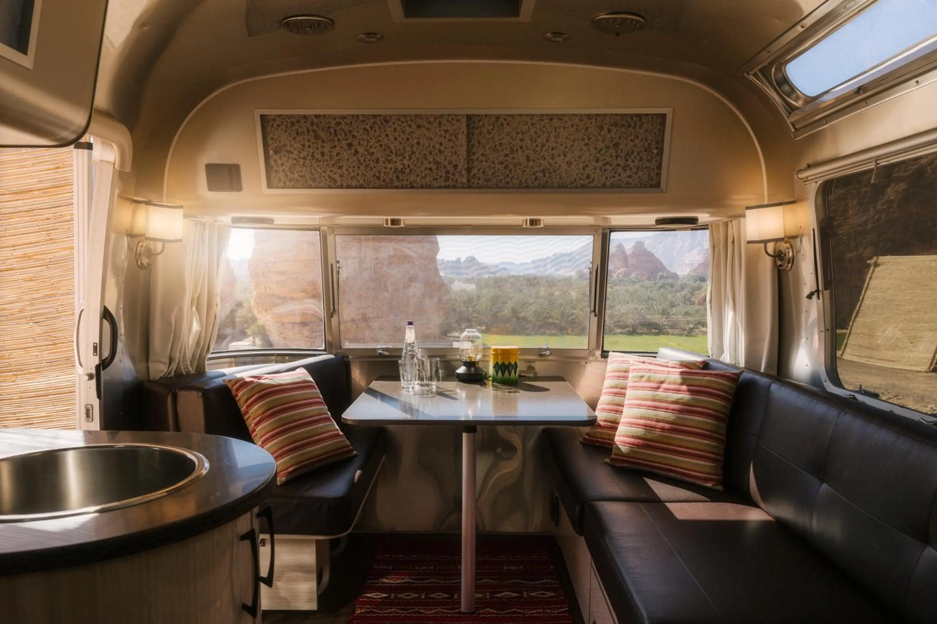 Lounge or bar in Caravan AlUla by Our Habitas