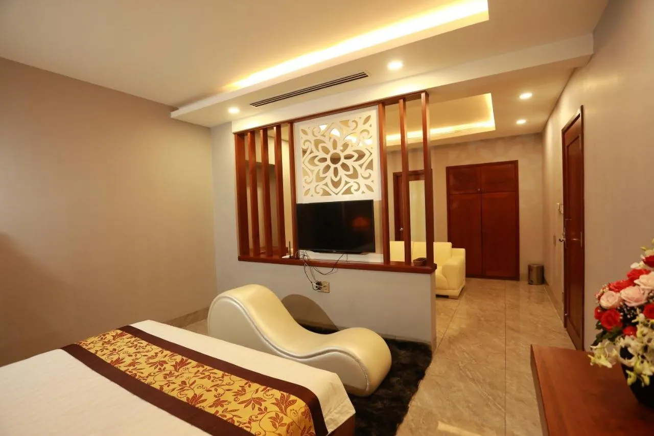 Bed in THANH TAI HOTEL 2
