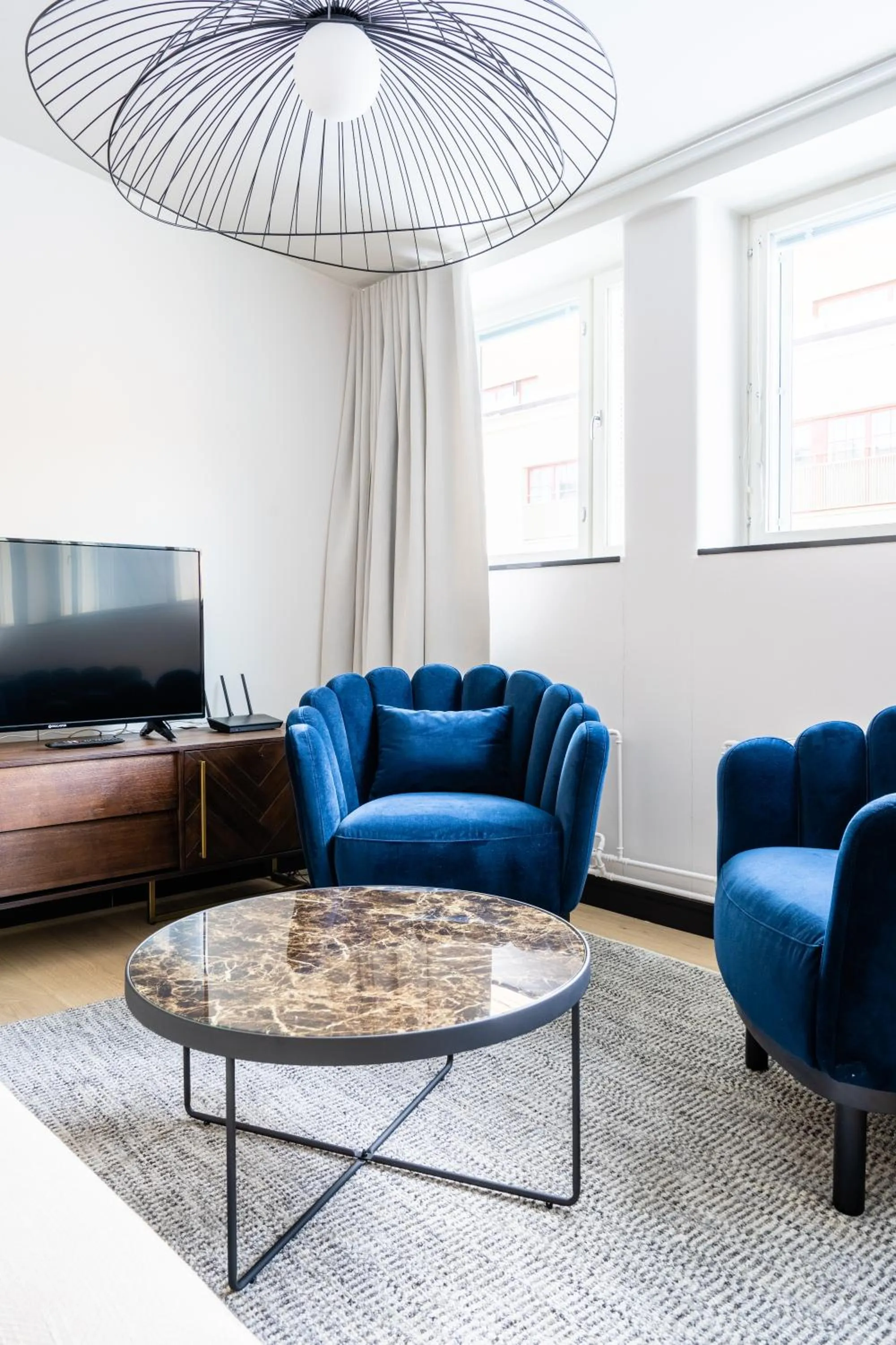 Living room in Bob W Helsinki Katajanokka