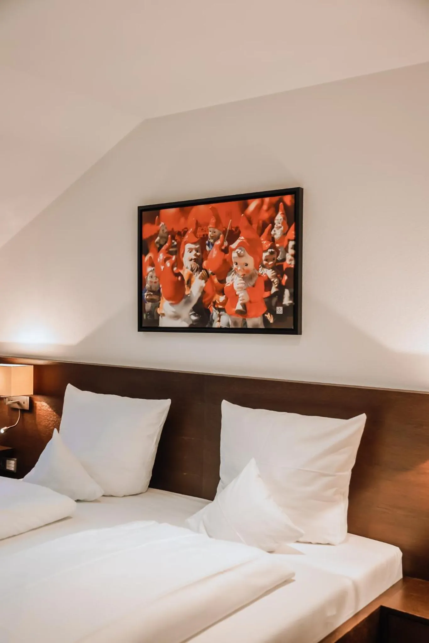 Bed in Hotel Hofwirt Neubeuern