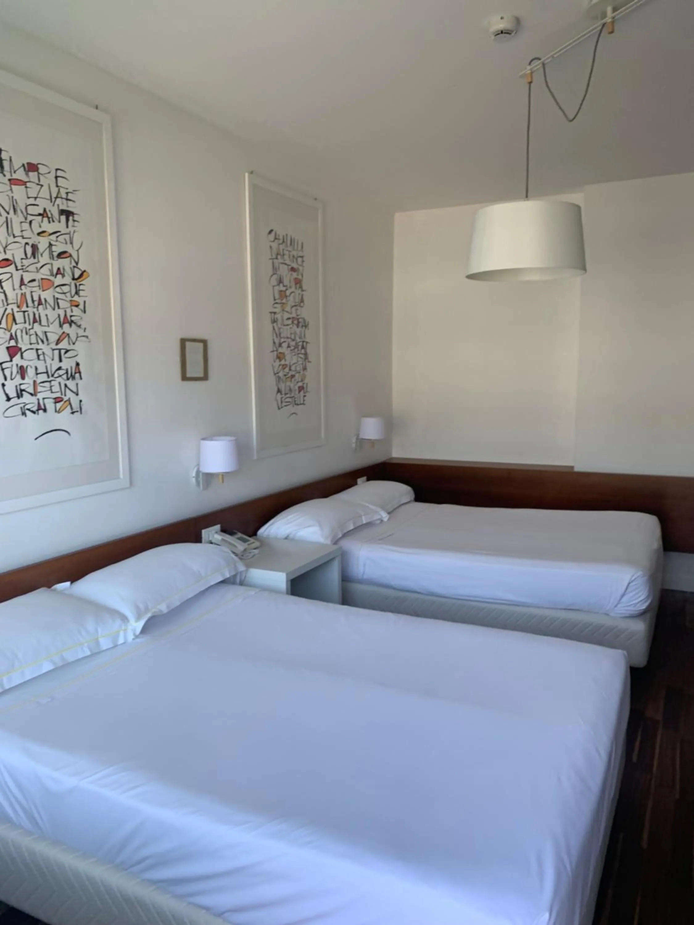 Bed in Hotel Ghironi