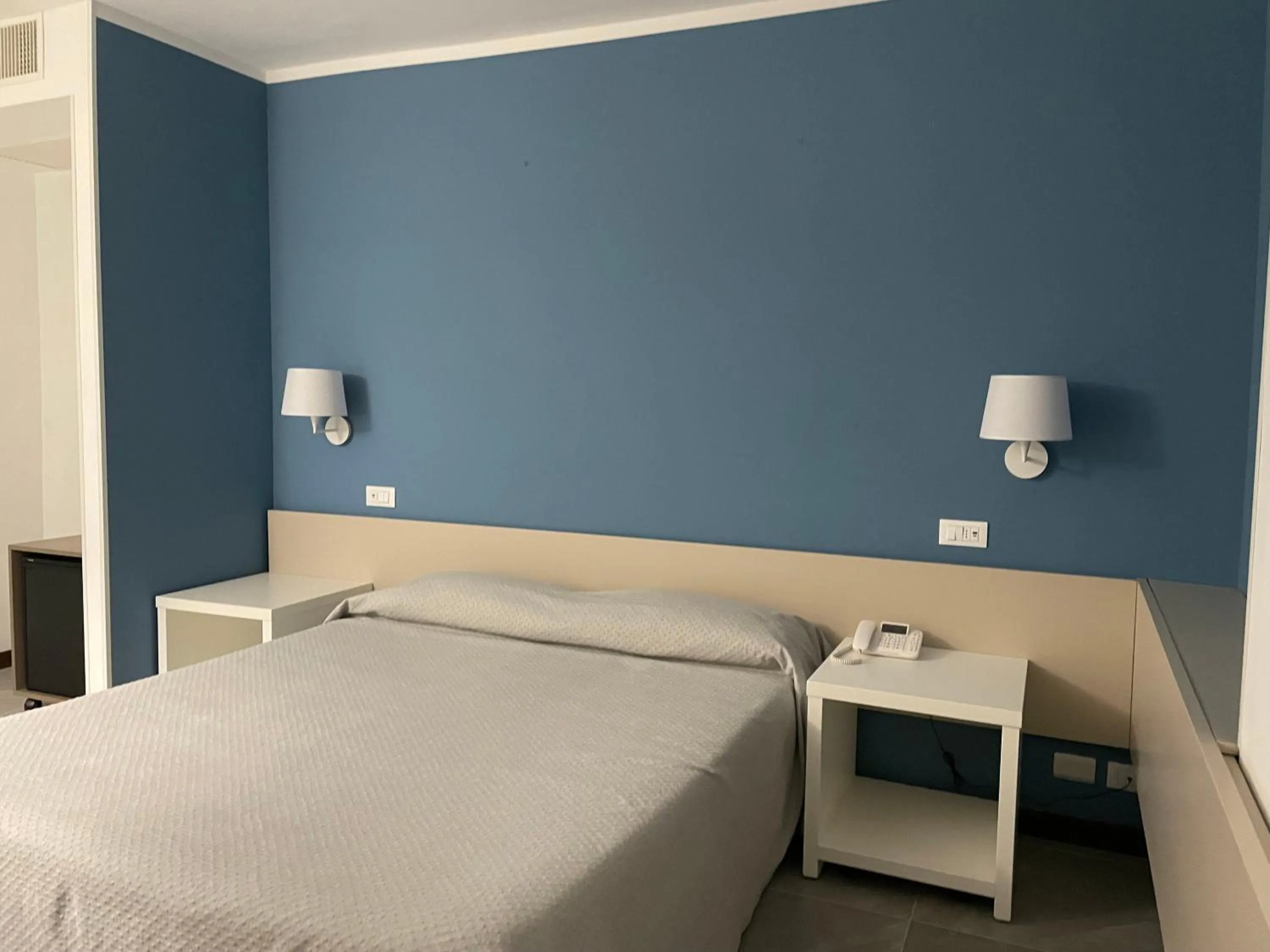 Bed in Hotel Ghironi