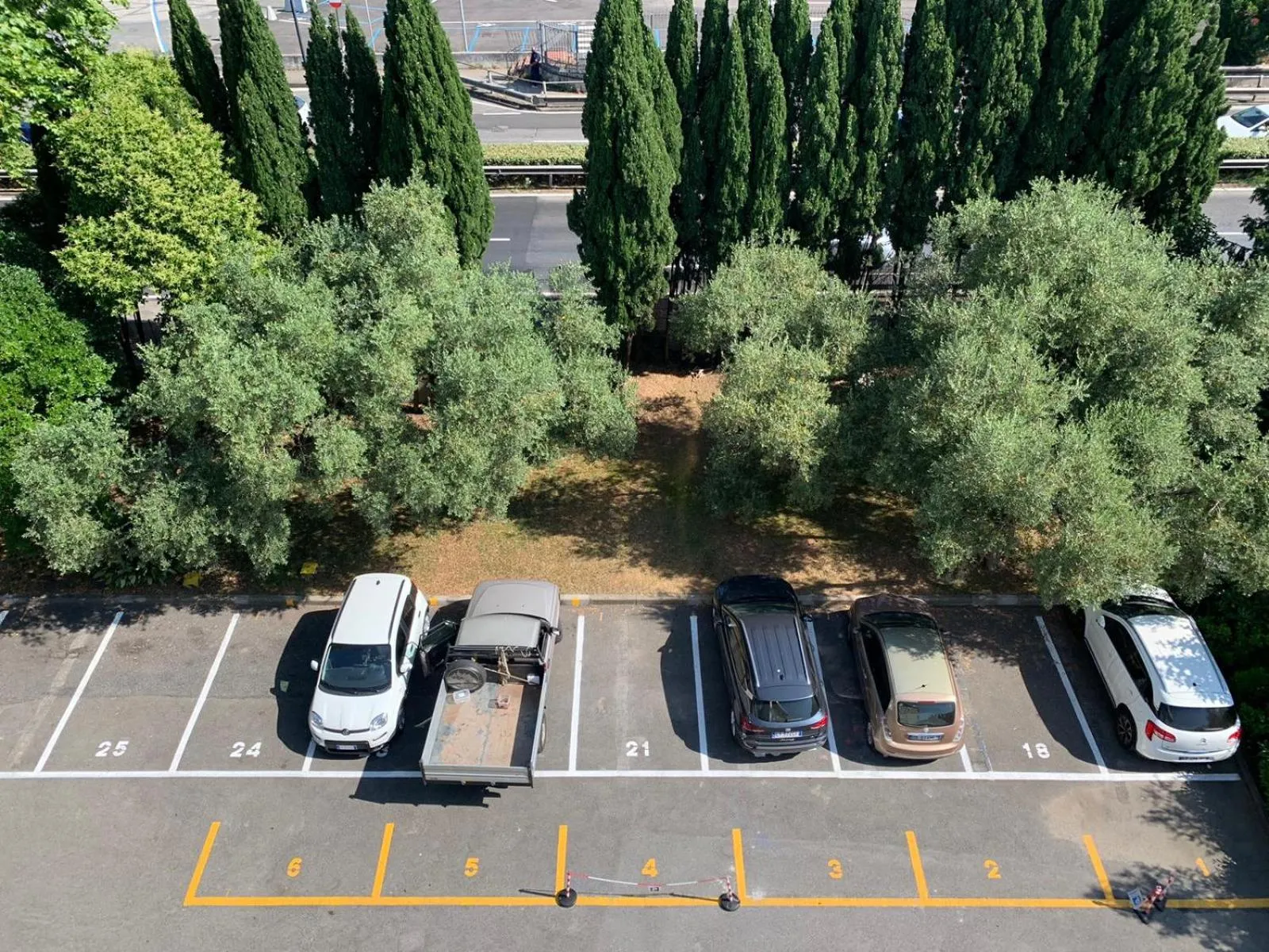 Bird's eye view in Hotel Ghironi