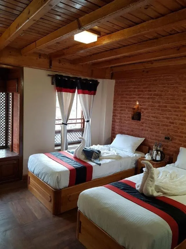 Bed in Indrayani Boutique Hotel & Cafe