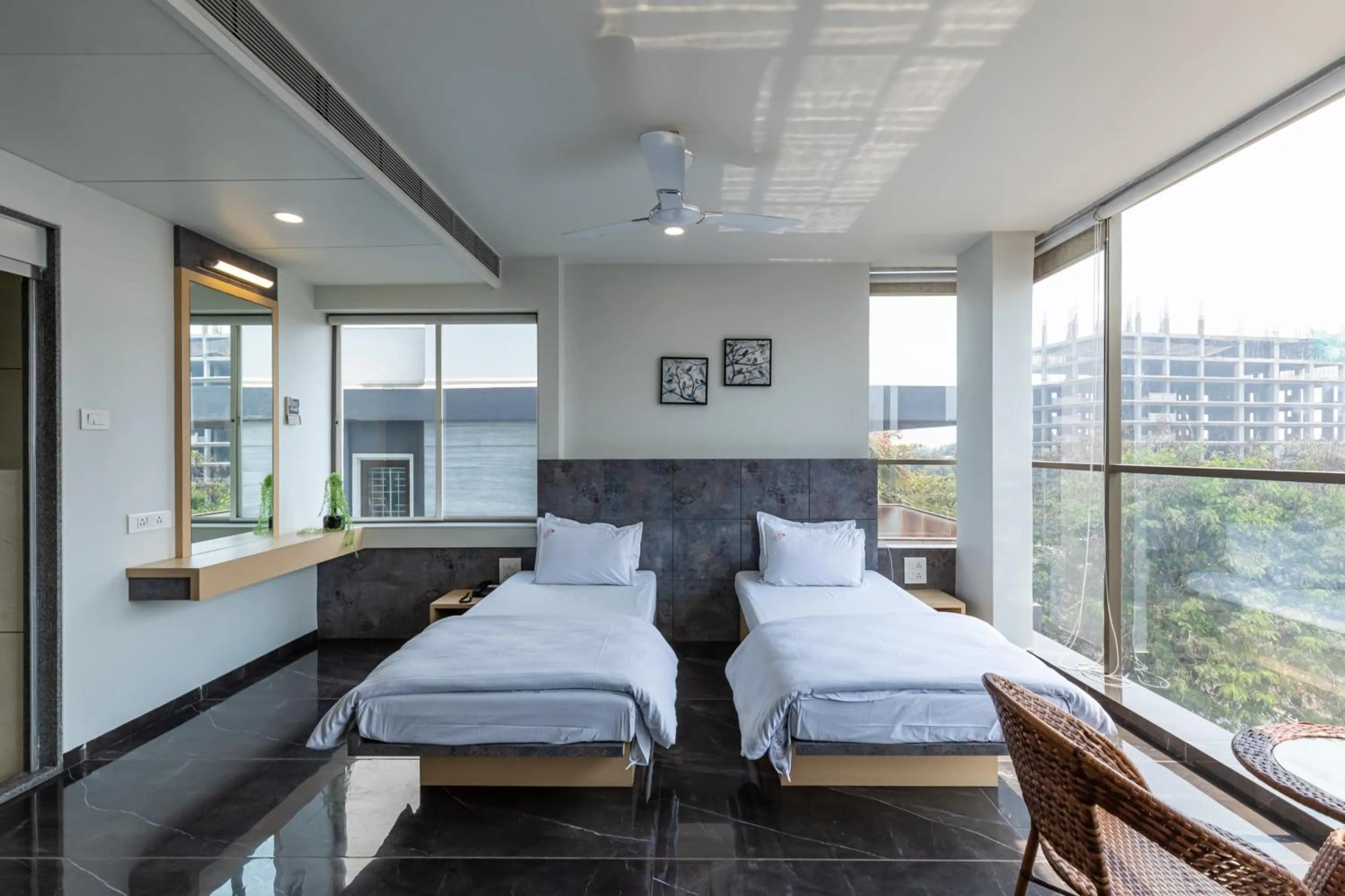 Bedroom, Bed in Hotel O2 Sangli