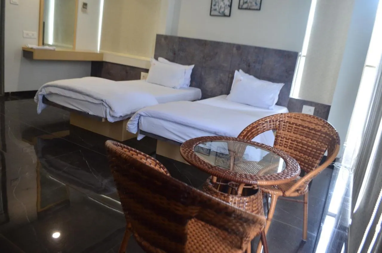 Bed in Hotel O2 Sangli