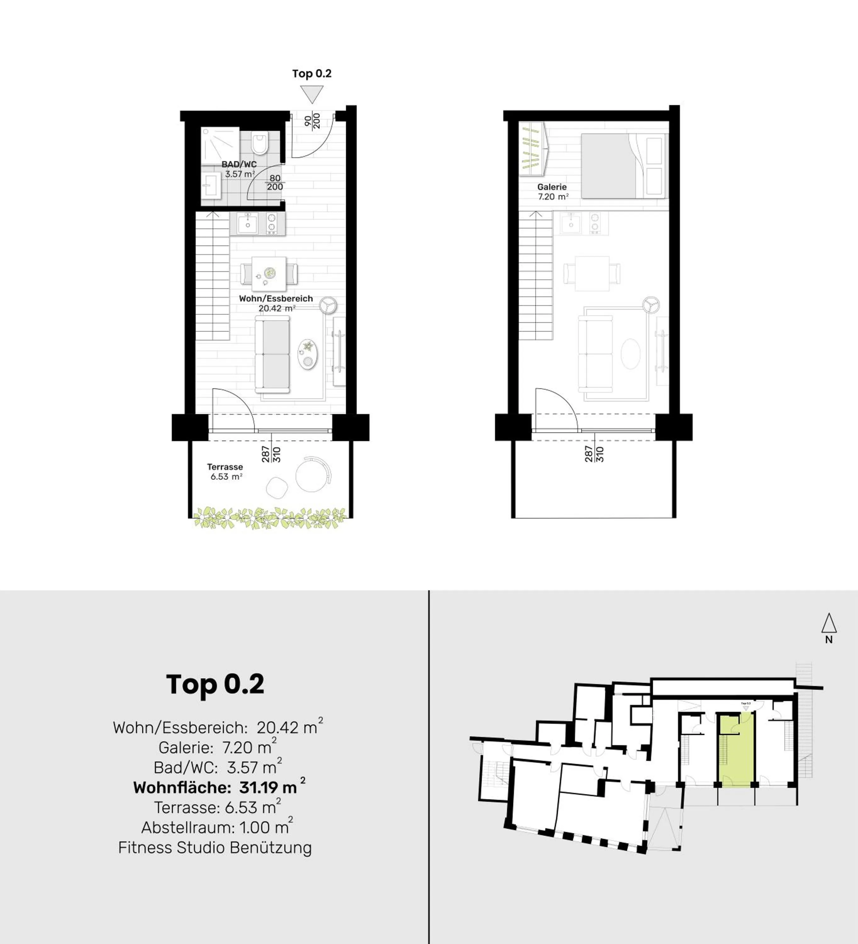 Floor plan in Rittertal