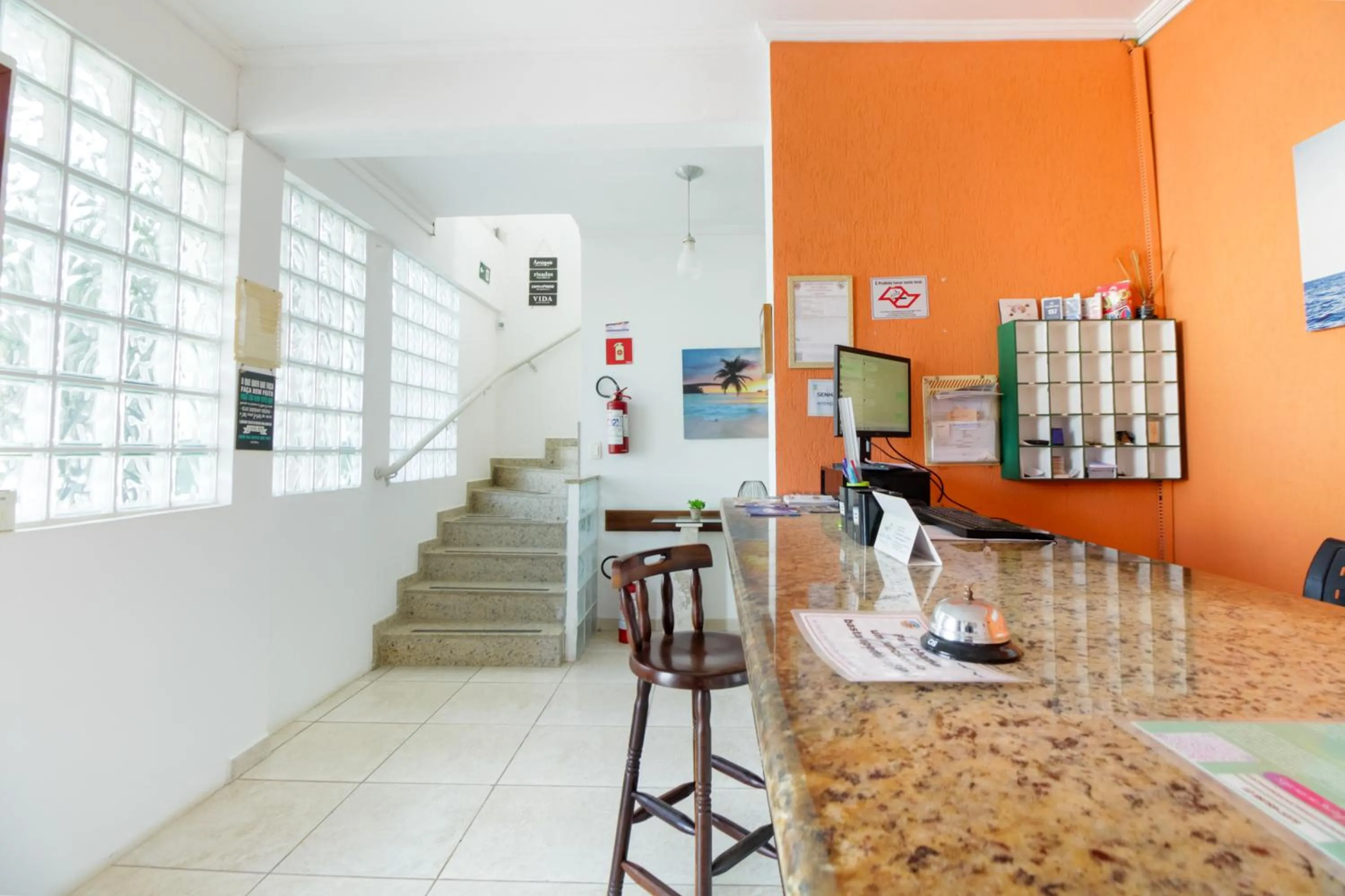 Lobby or reception in VELINN Pousada Entre Praias