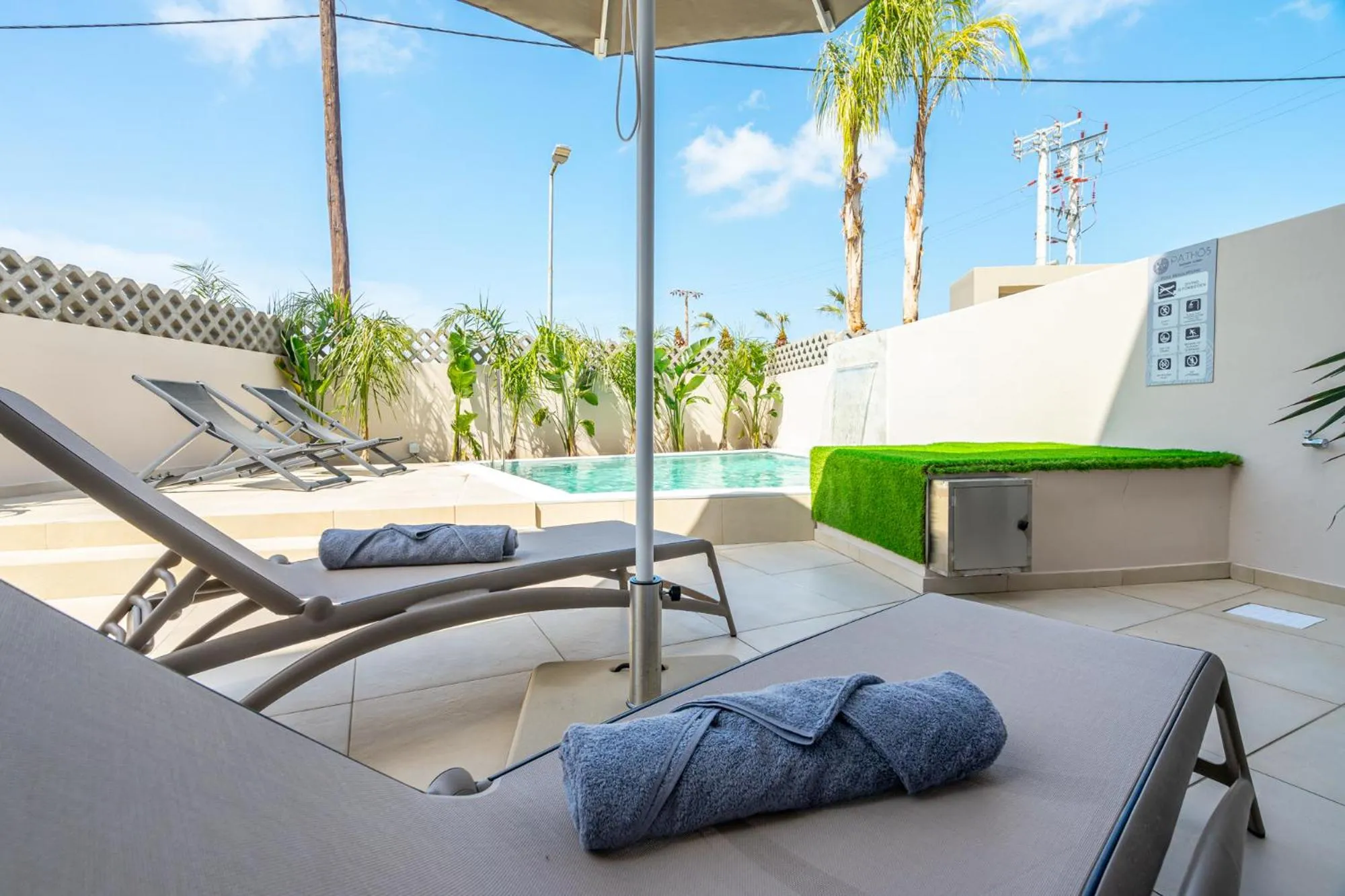 Balcony/Terrace in Pathos SeaSide Suites