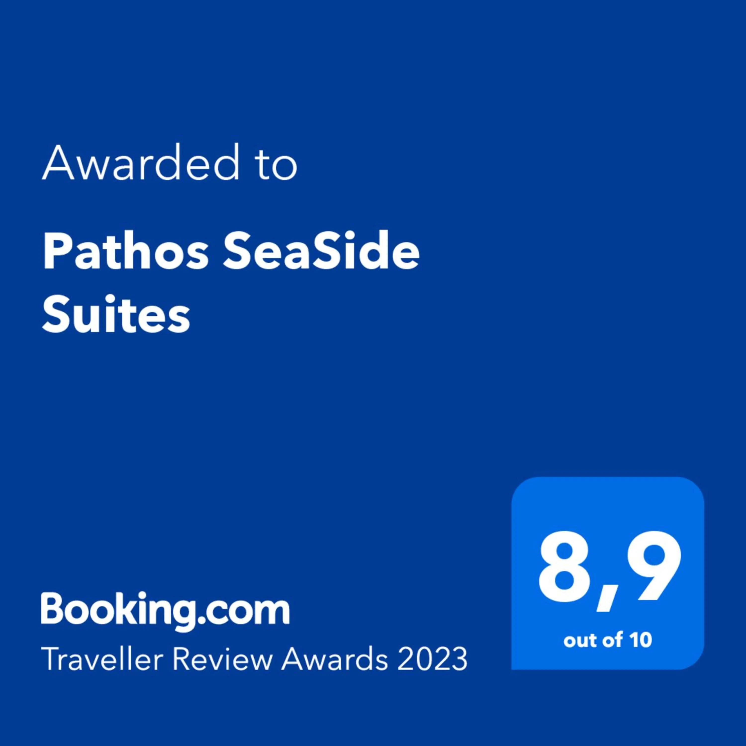 Certificate/Award in Pathos SeaSide Suites