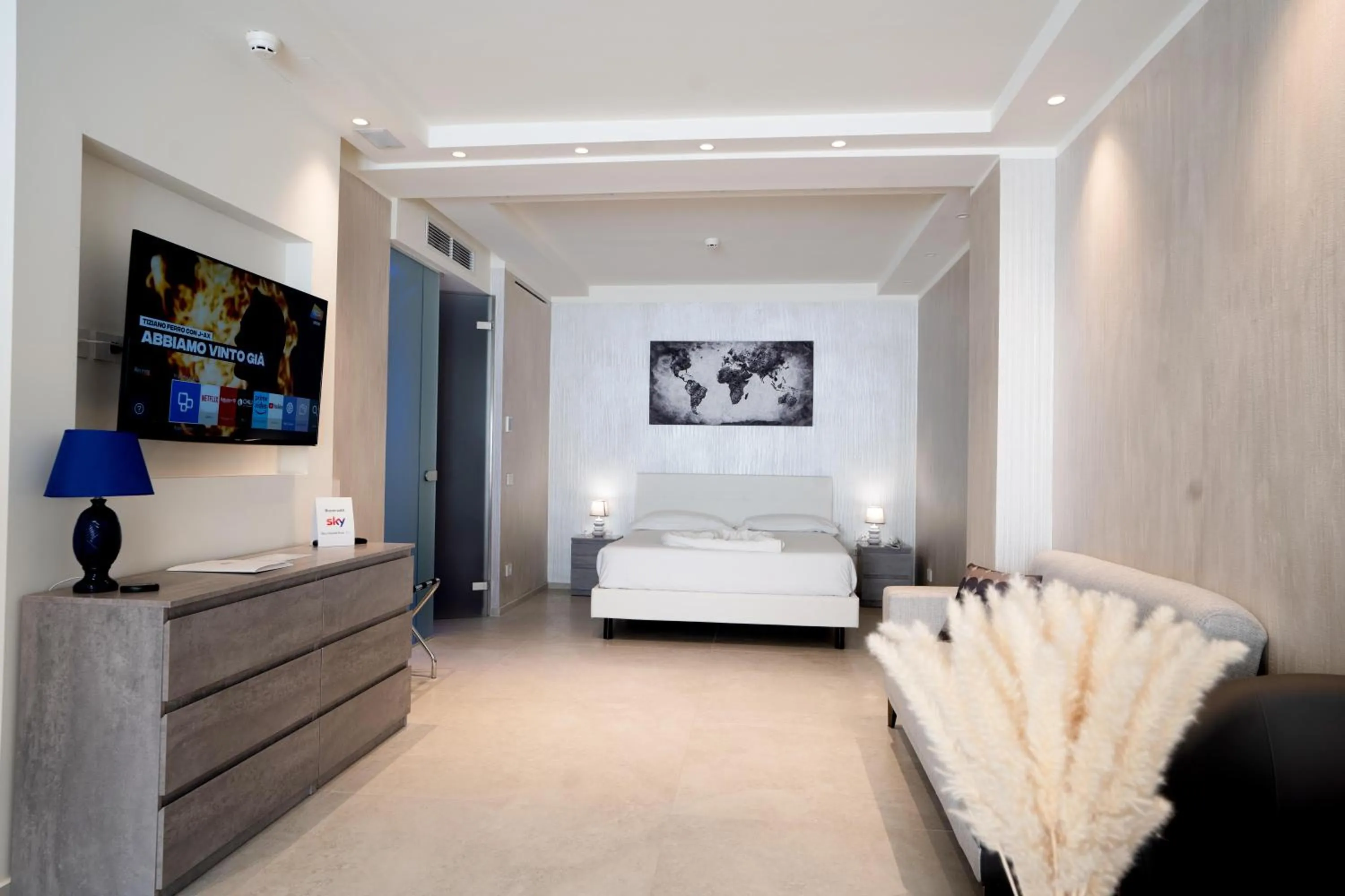 Bed in Catania Sea Palace Hotel