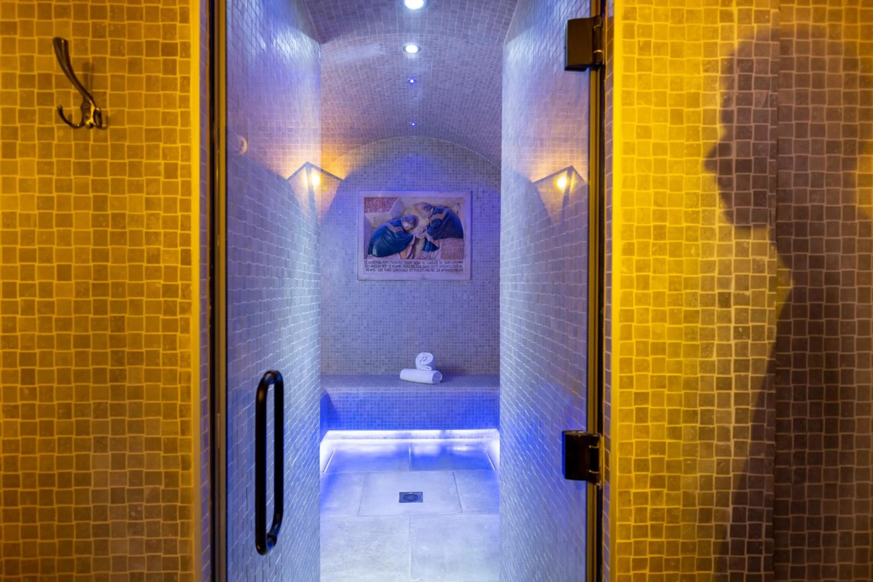 Steam room in Maison Cardinal Furstemberg