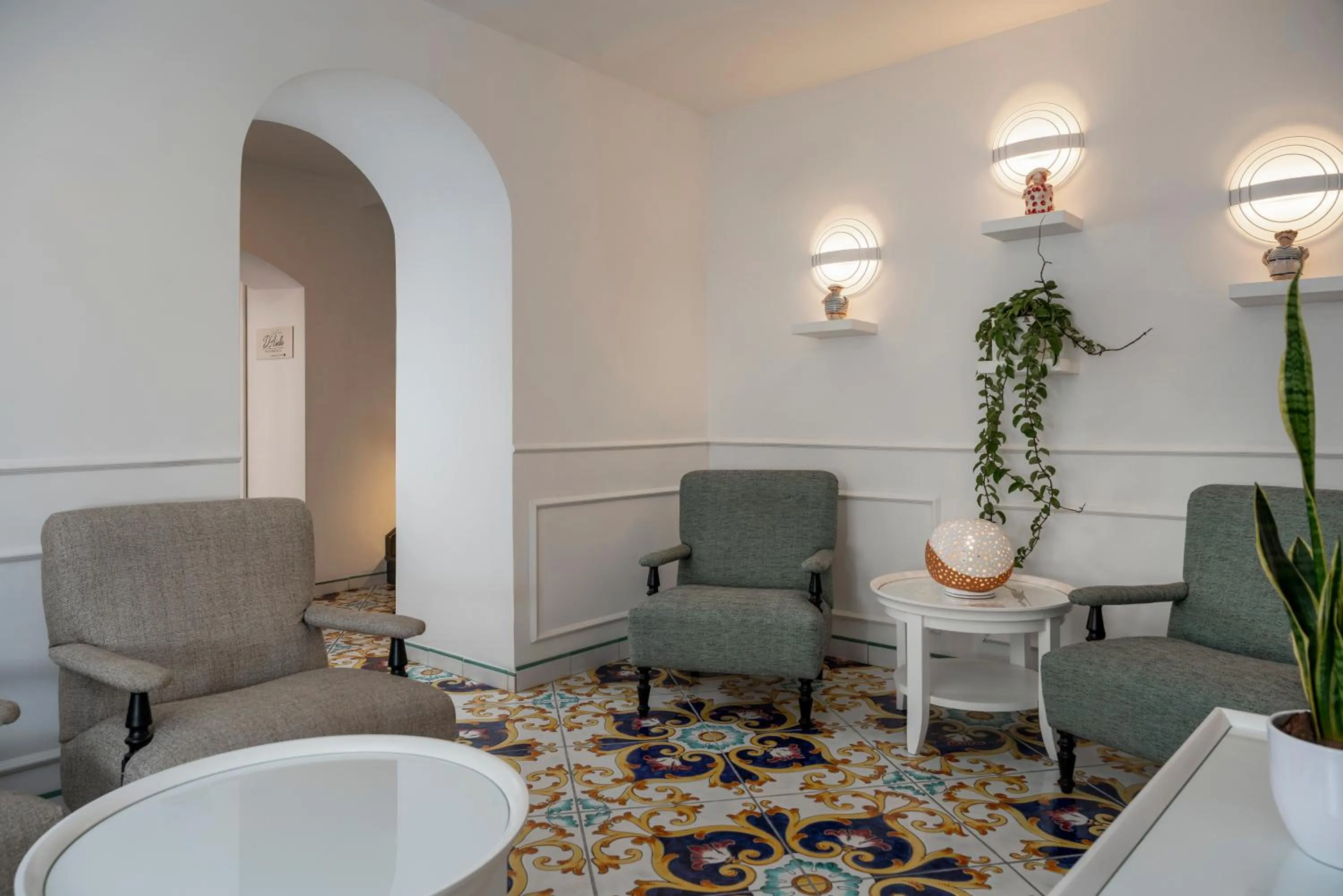Lobby or reception in Hotel Savoia