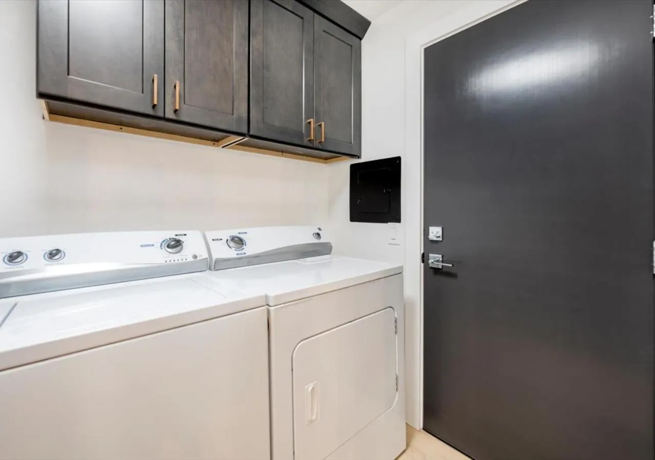 laundry in Mid Century Modern Boise-River Bungalow w/ Hot Tub