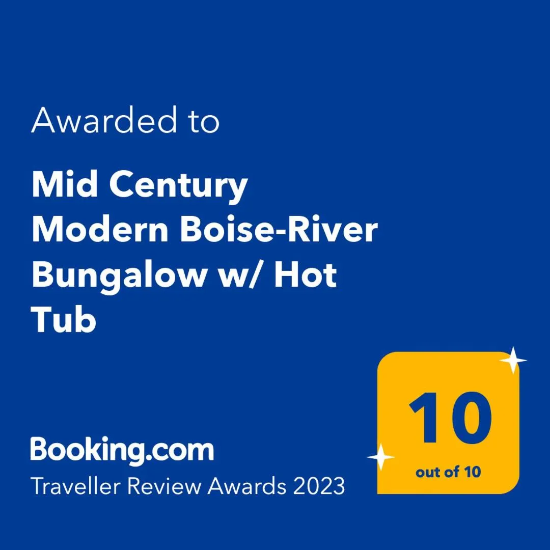 Mid Century Modern Boise-River Bungalow w/ Hot Tub
