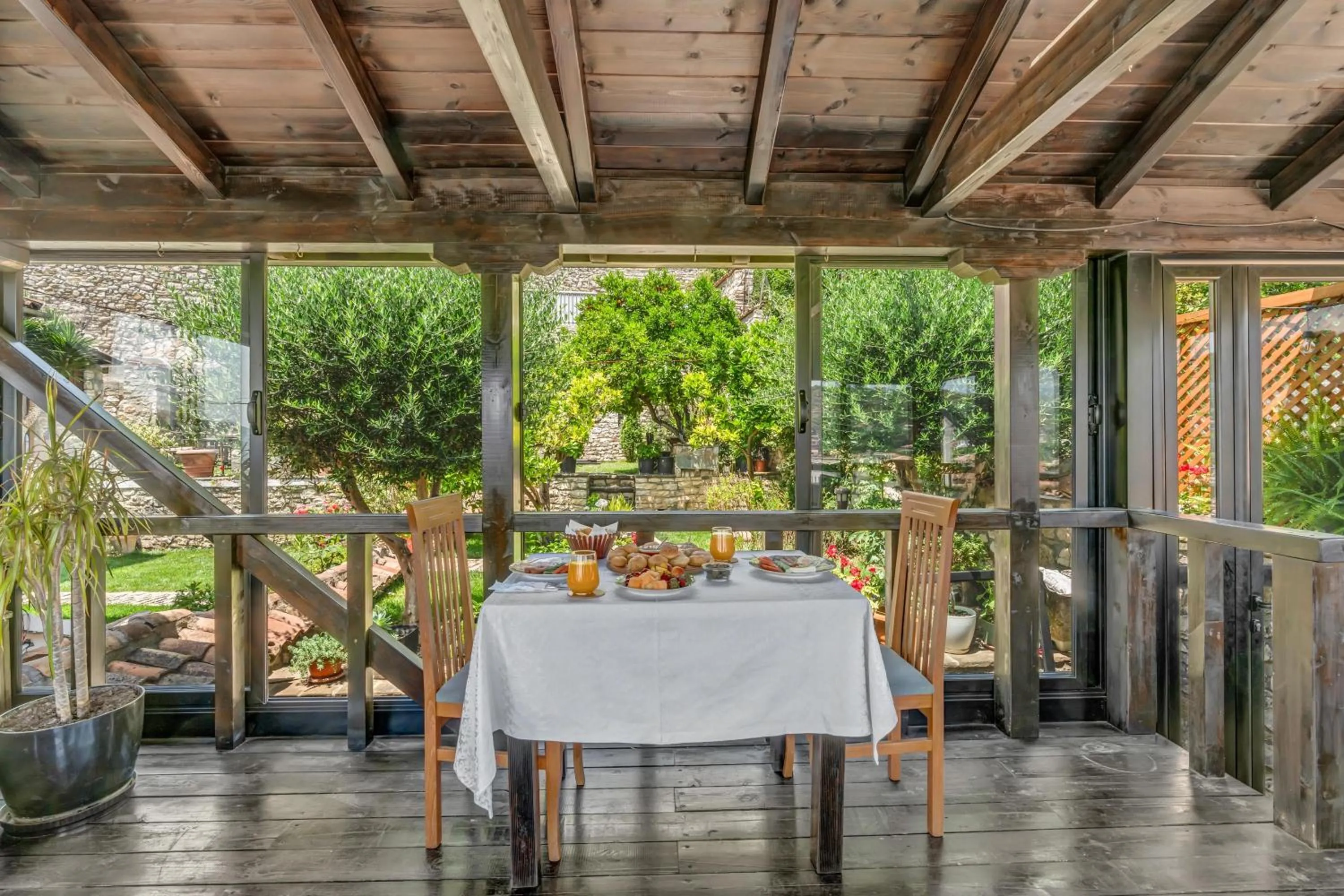 Patio in Villa ELMAR