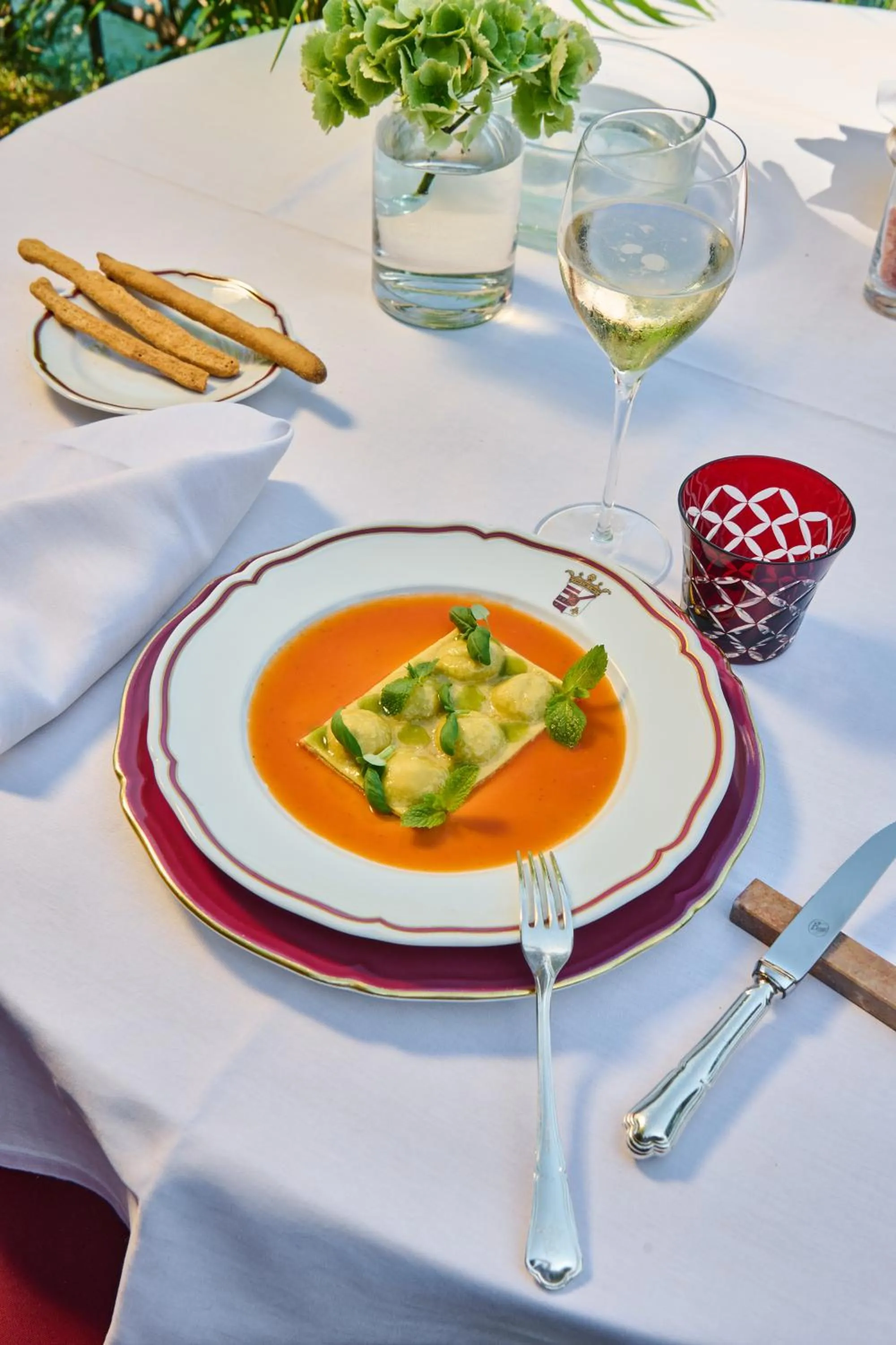 Food close-up in Hotel Villa Flori