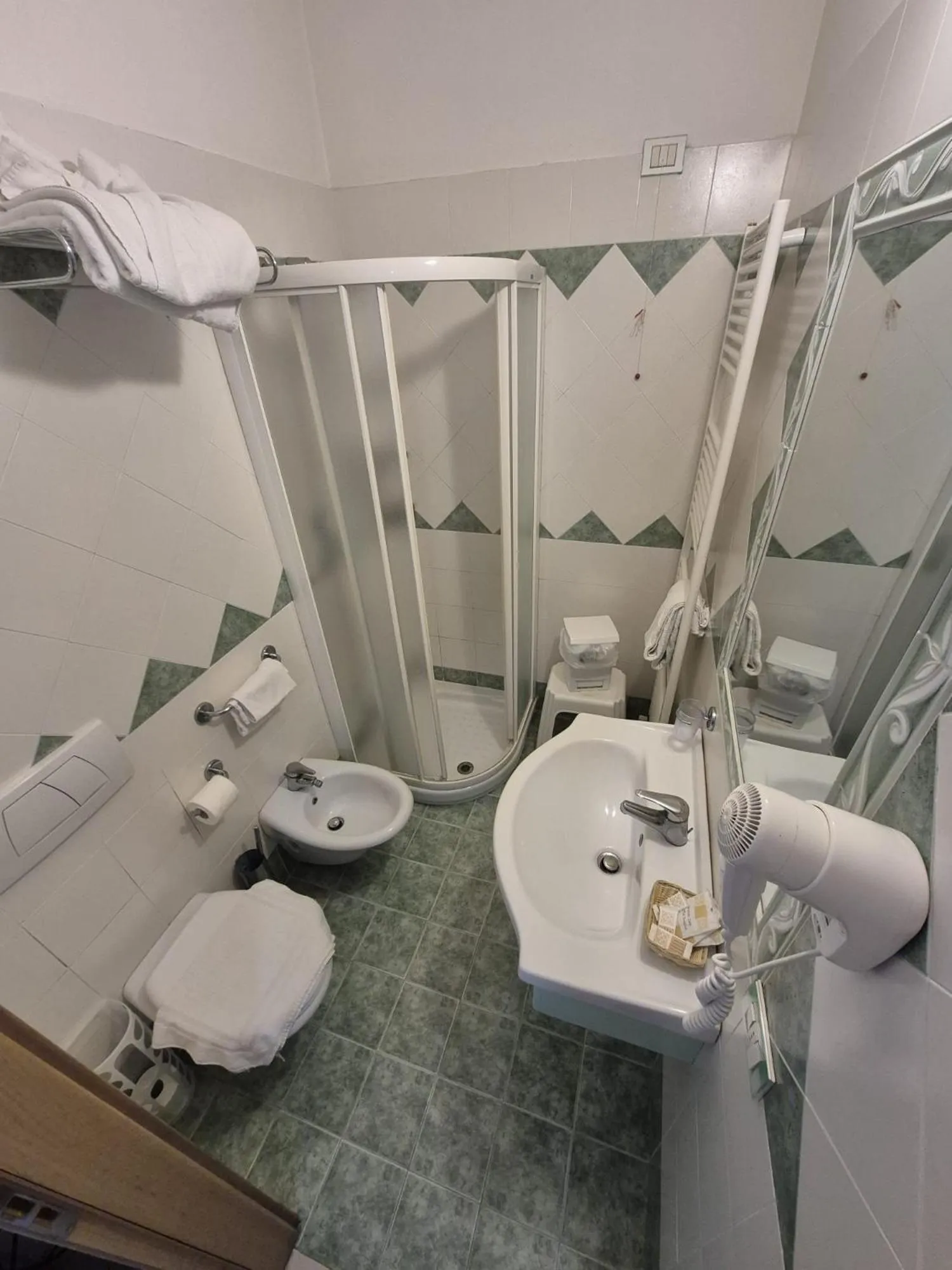 Bathroom in Hotel Romagna