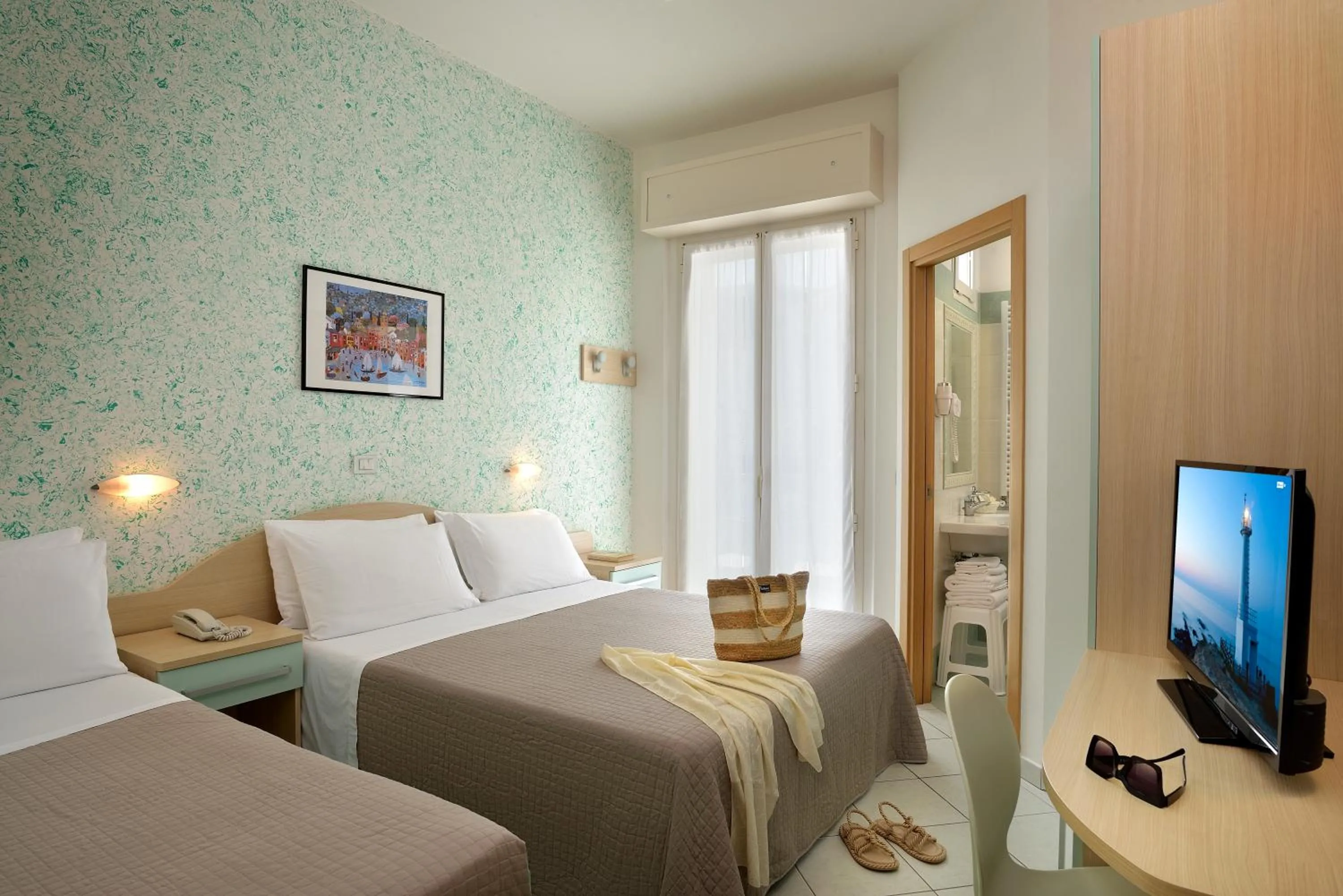 Bedroom, Bed in Hotel Romagna