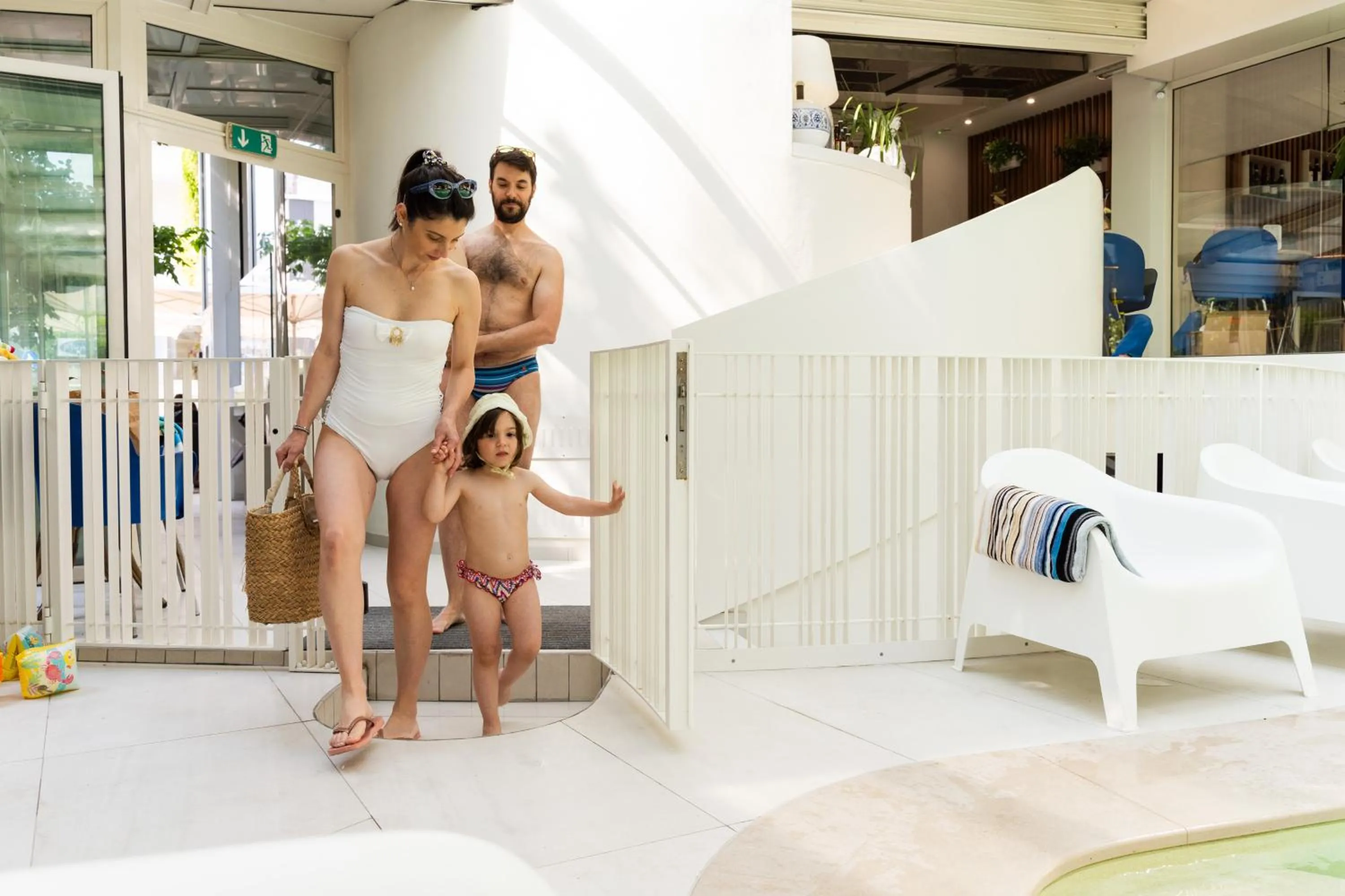 Swimming pool in Hotel Romagna