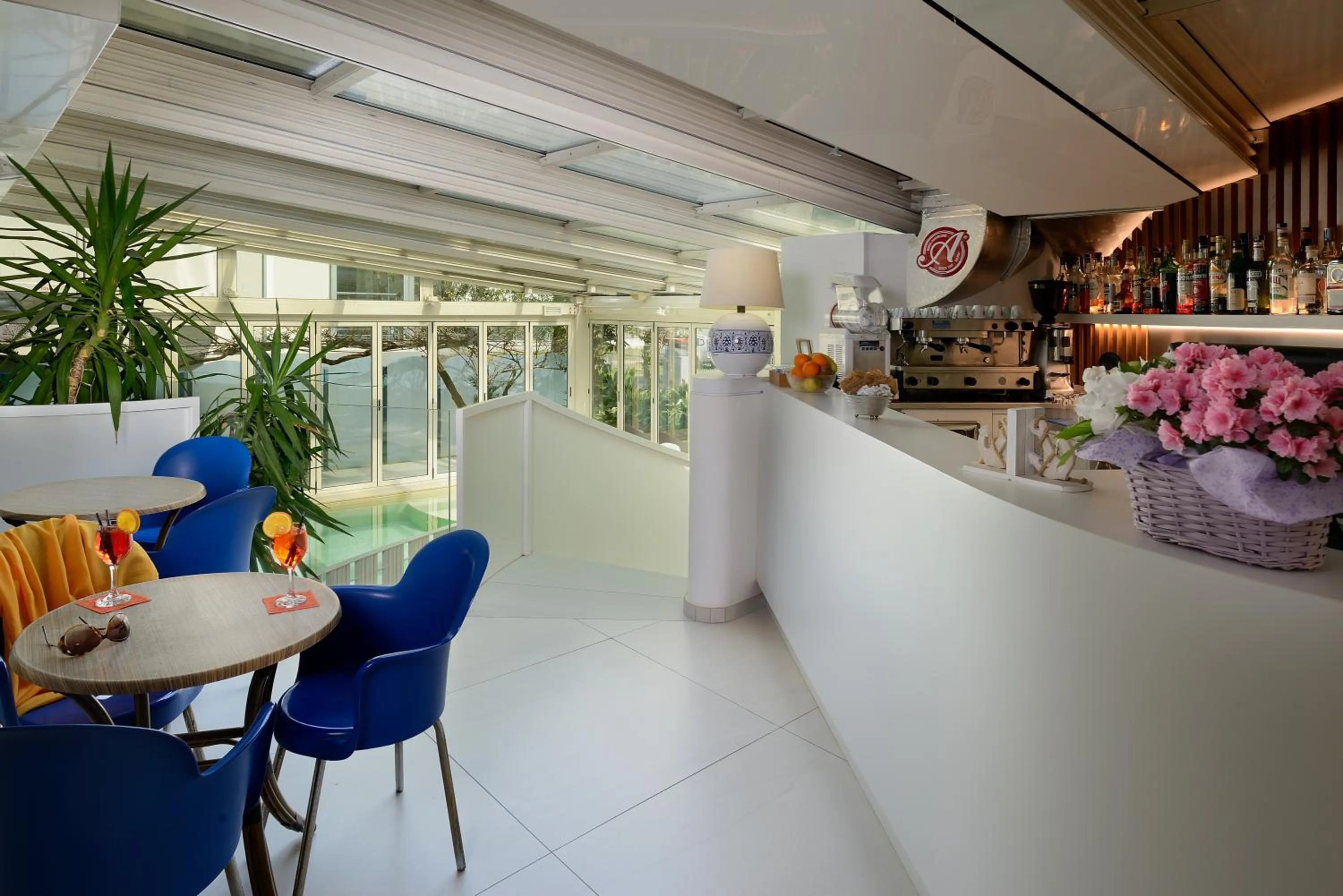 Lounge or bar in Hotel Romagna
