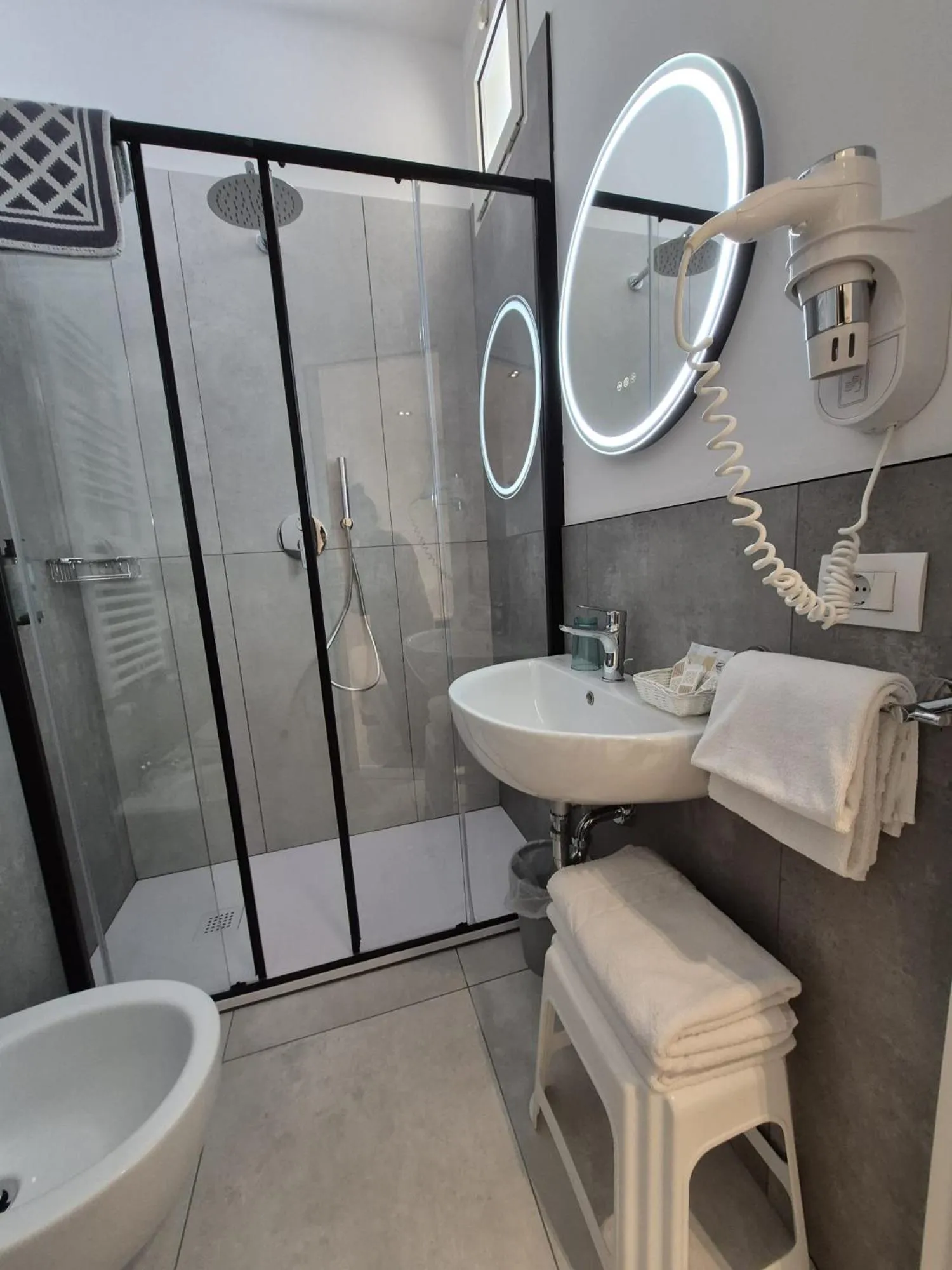 Shower in Hotel Romagna