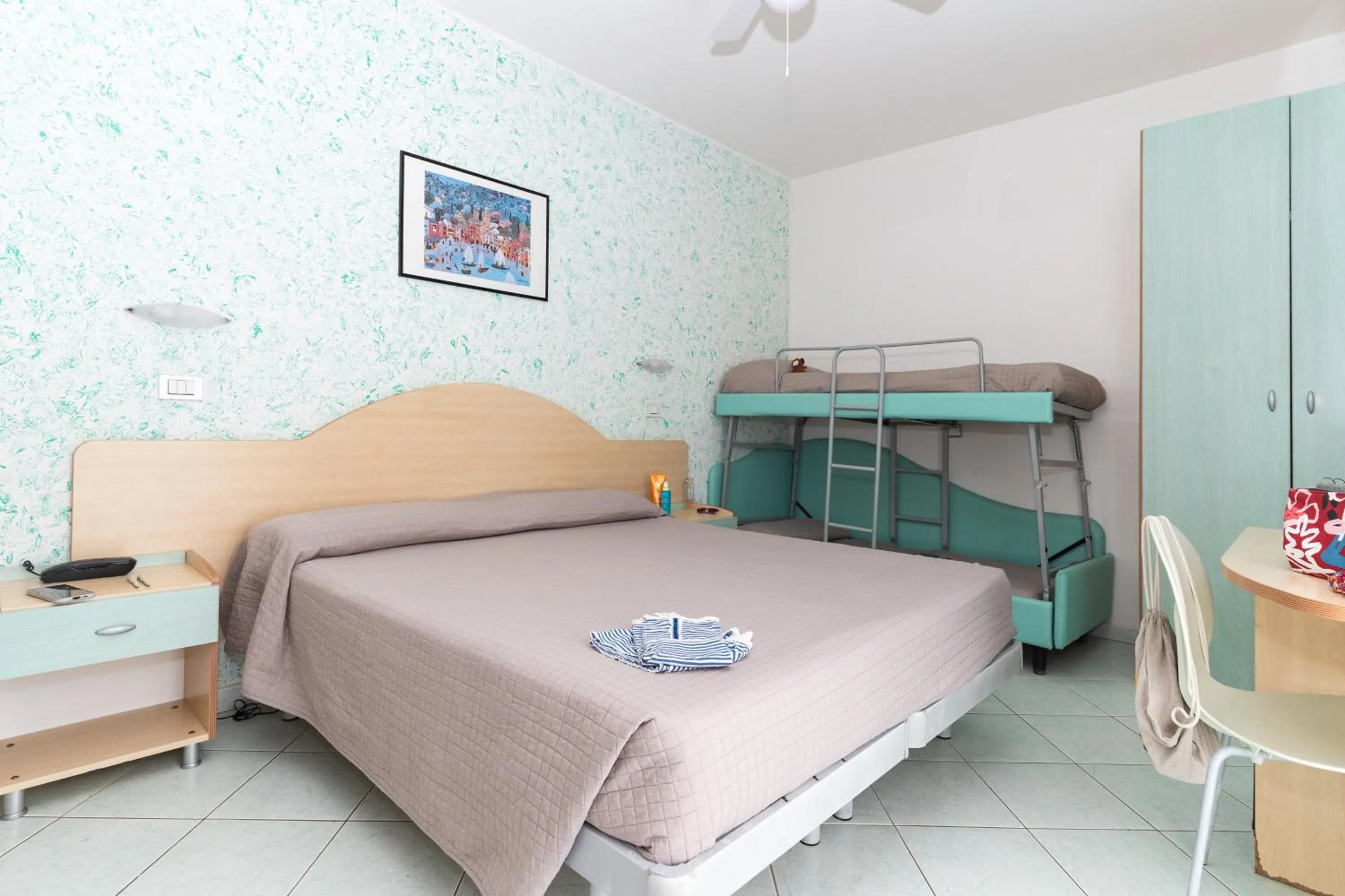 Bedroom, Bed in Hotel Romagna