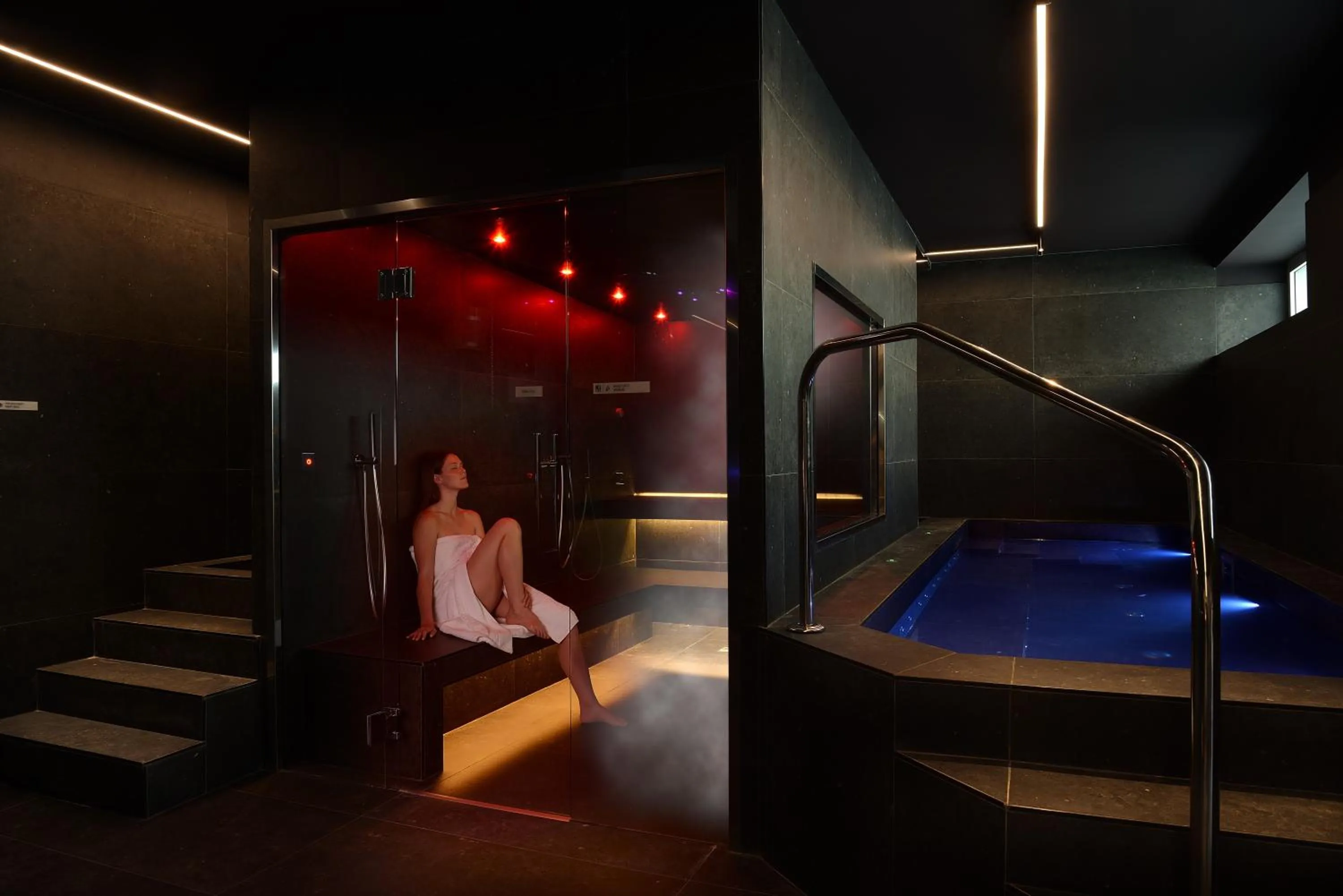 Spa and wellness centre/facilities in Hotel Romagna