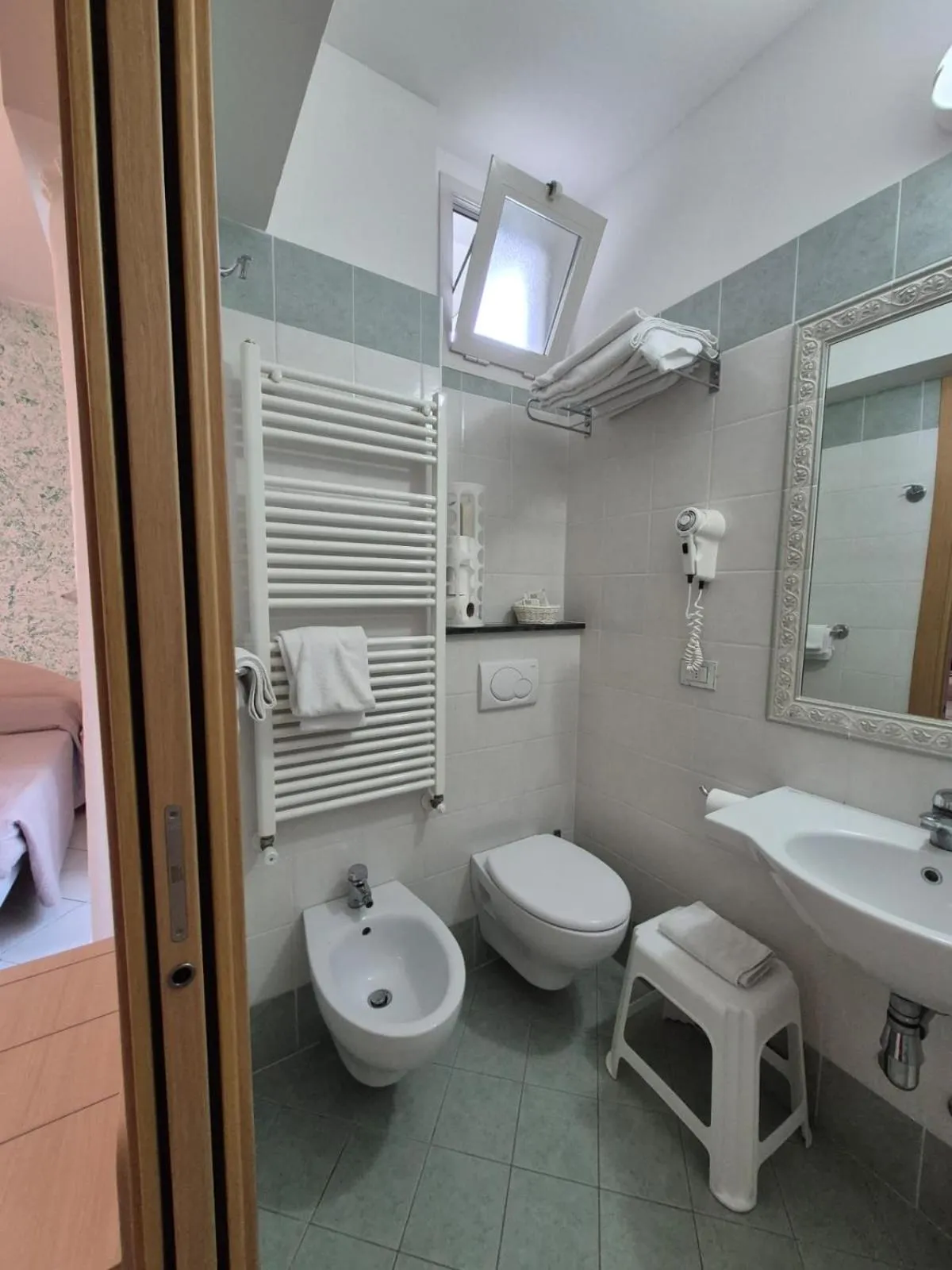 Bathroom in Hotel Romagna