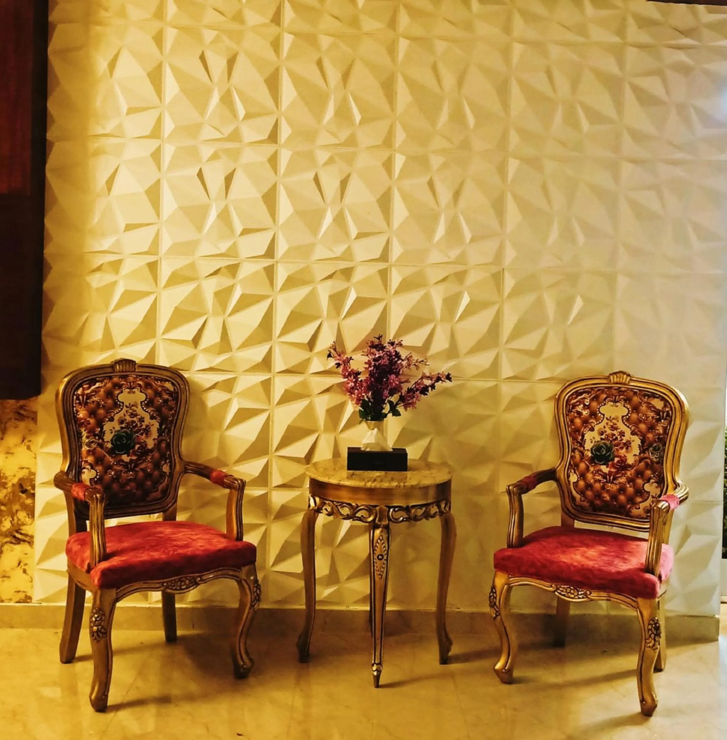 Seating area in Hotel Crystal Rose - Sylhet