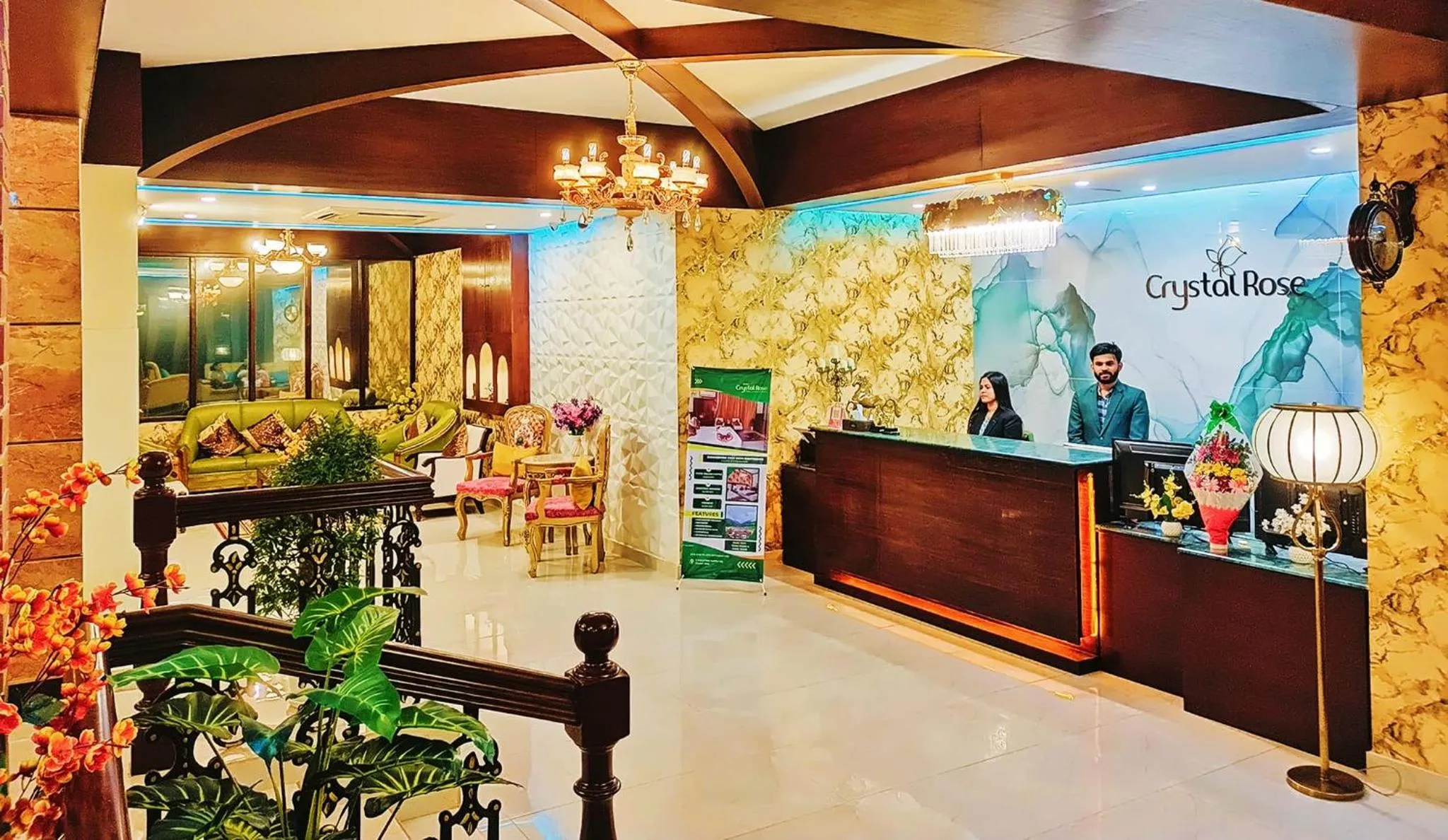 Lobby or reception in Hotel Crystal Rose - Sylhet