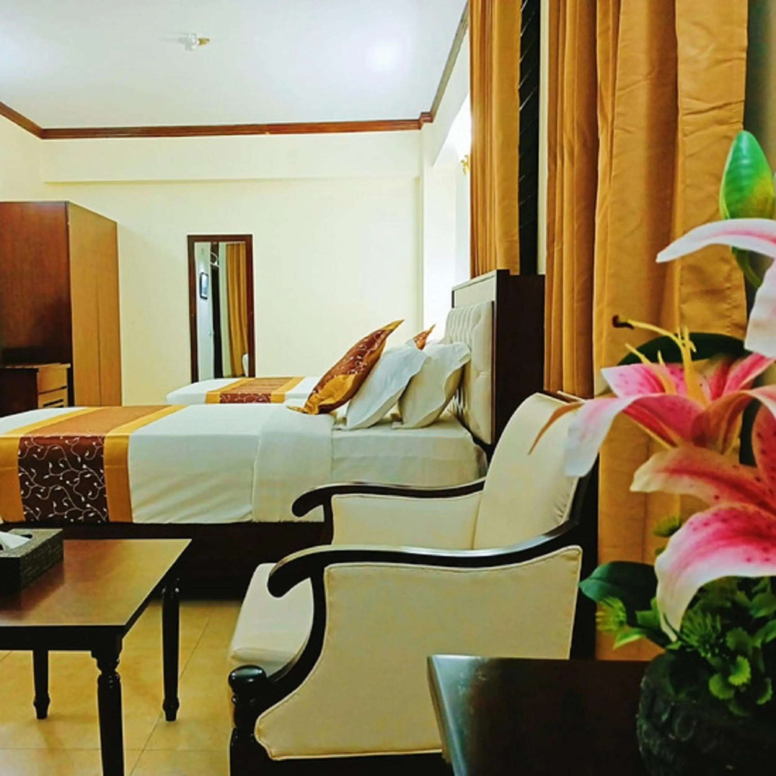 Bedroom, Bed in Hotel Crystal Rose - Sylhet