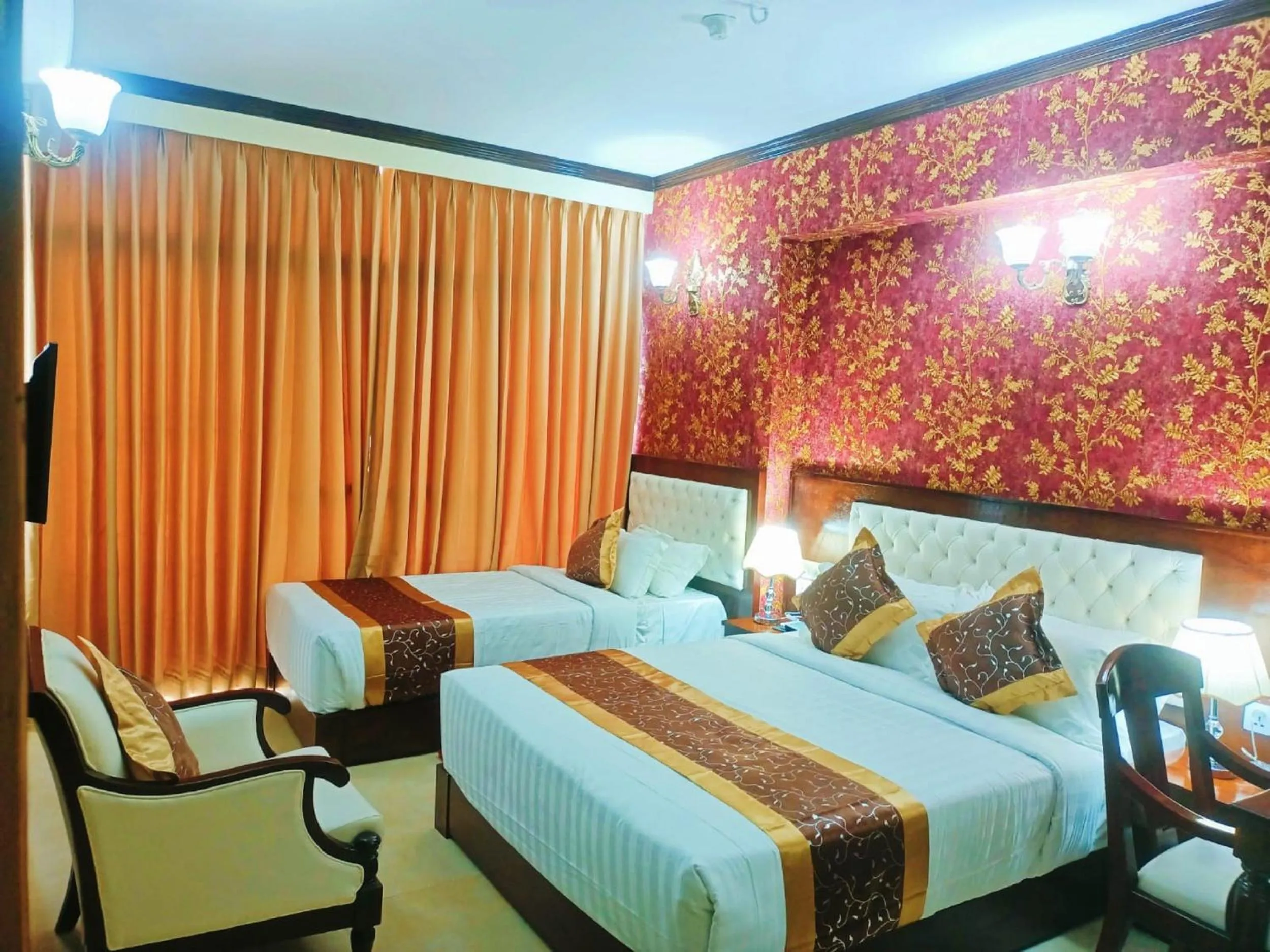 Bedroom, Bed in Hotel Crystal Rose - Sylhet
